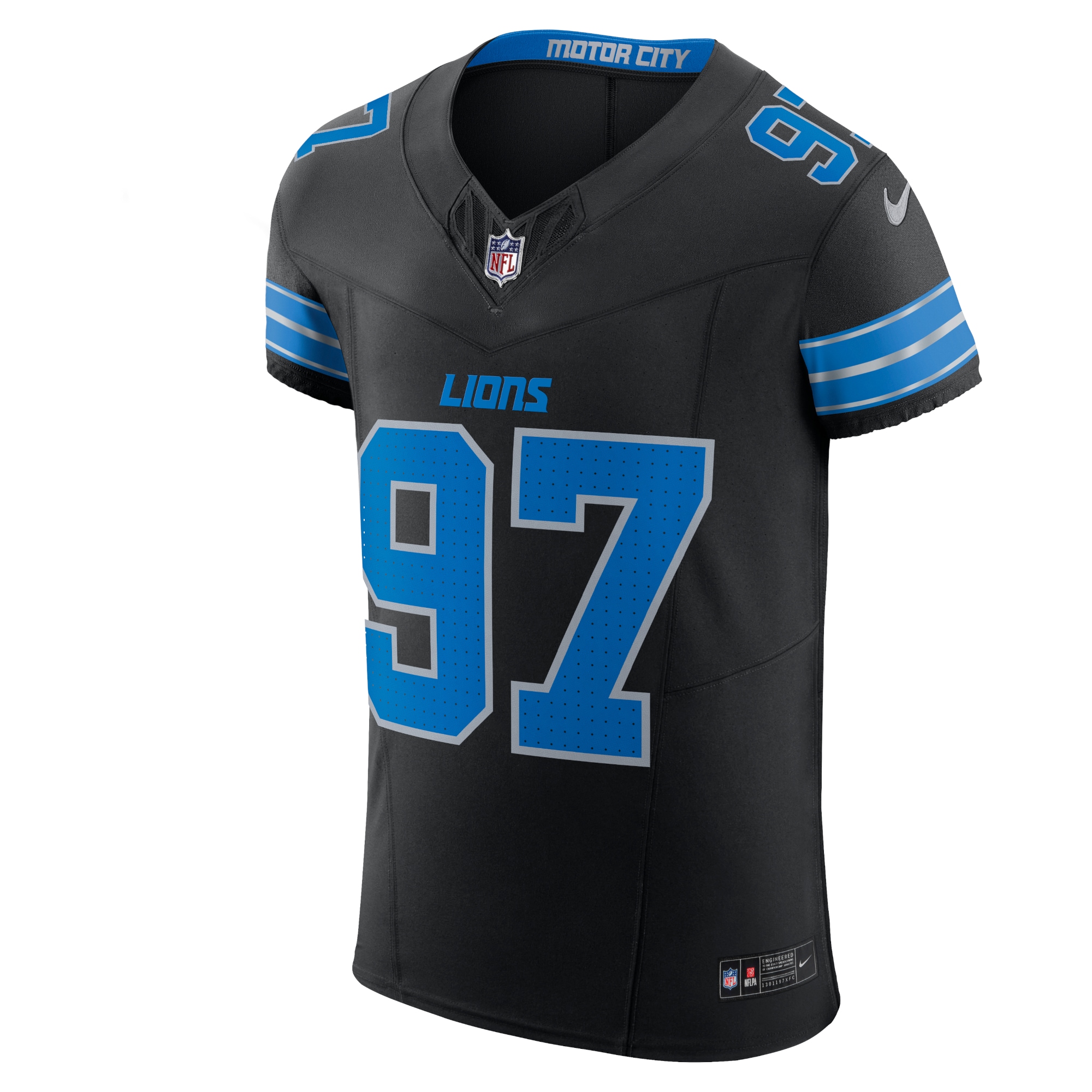 Alternative view of Aidan Hutchinson Detroit Lions Alternate Elite Jersey - Men's