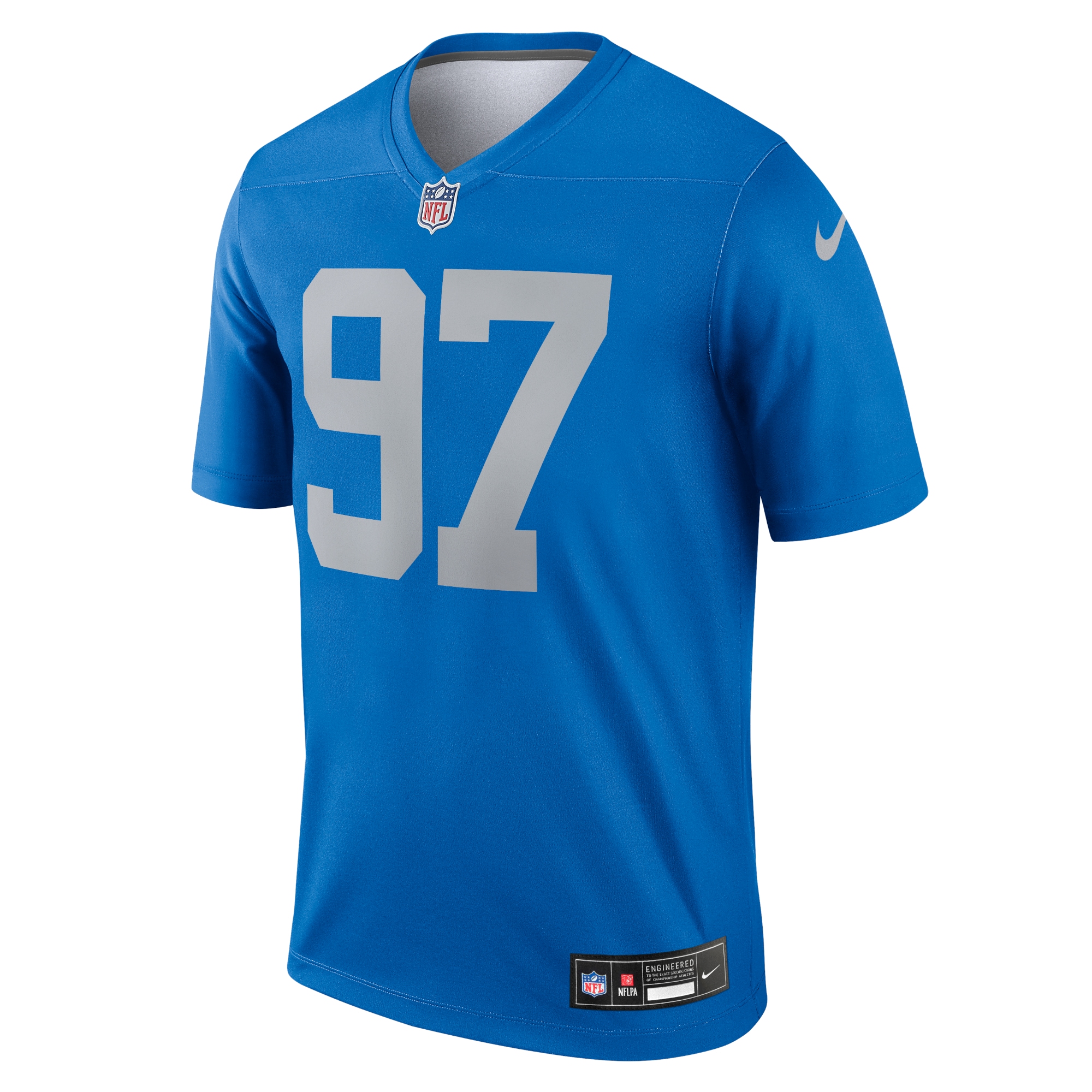 Alternative view of Aidan Hutchinson Detroit Lions Alternate Legend Jersey - Men's