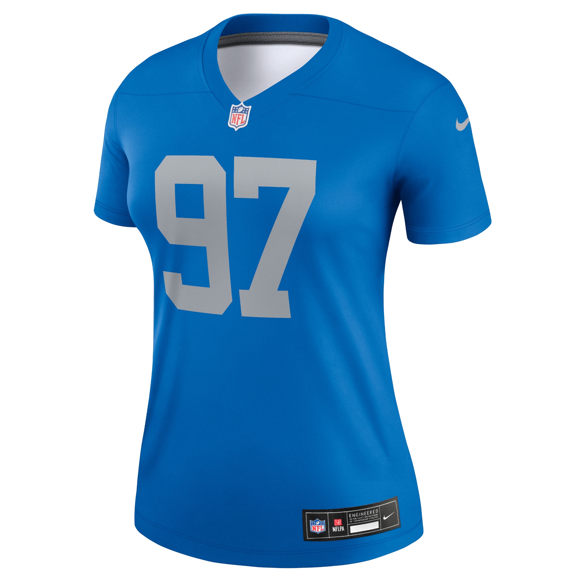 Alternative view of Aidan Hutchinson Detroit Lions Alternate Legend Jersey - Women's