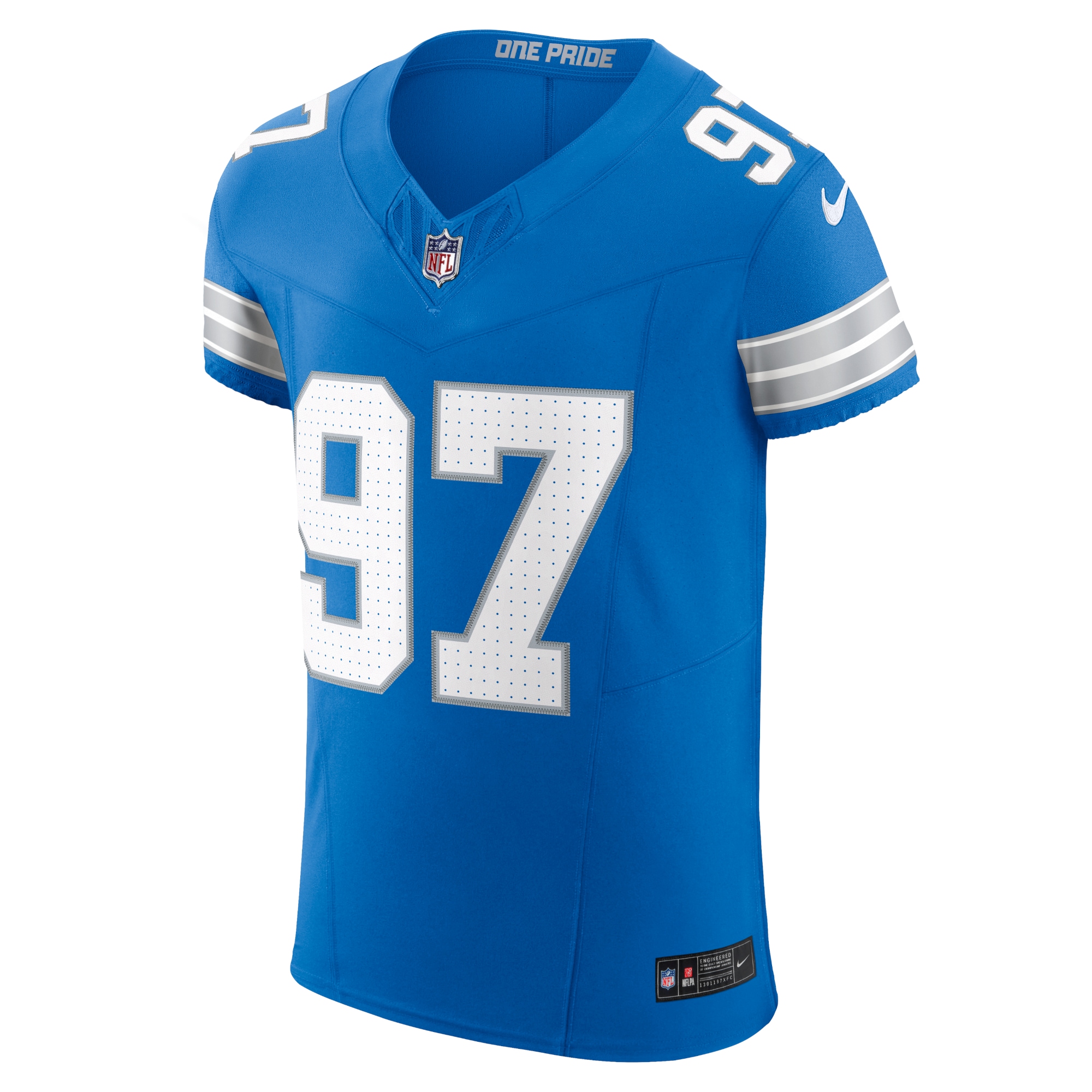 Alternative view of Aidan Hutchinson Detroit Lions Elite Jersey - Men's
