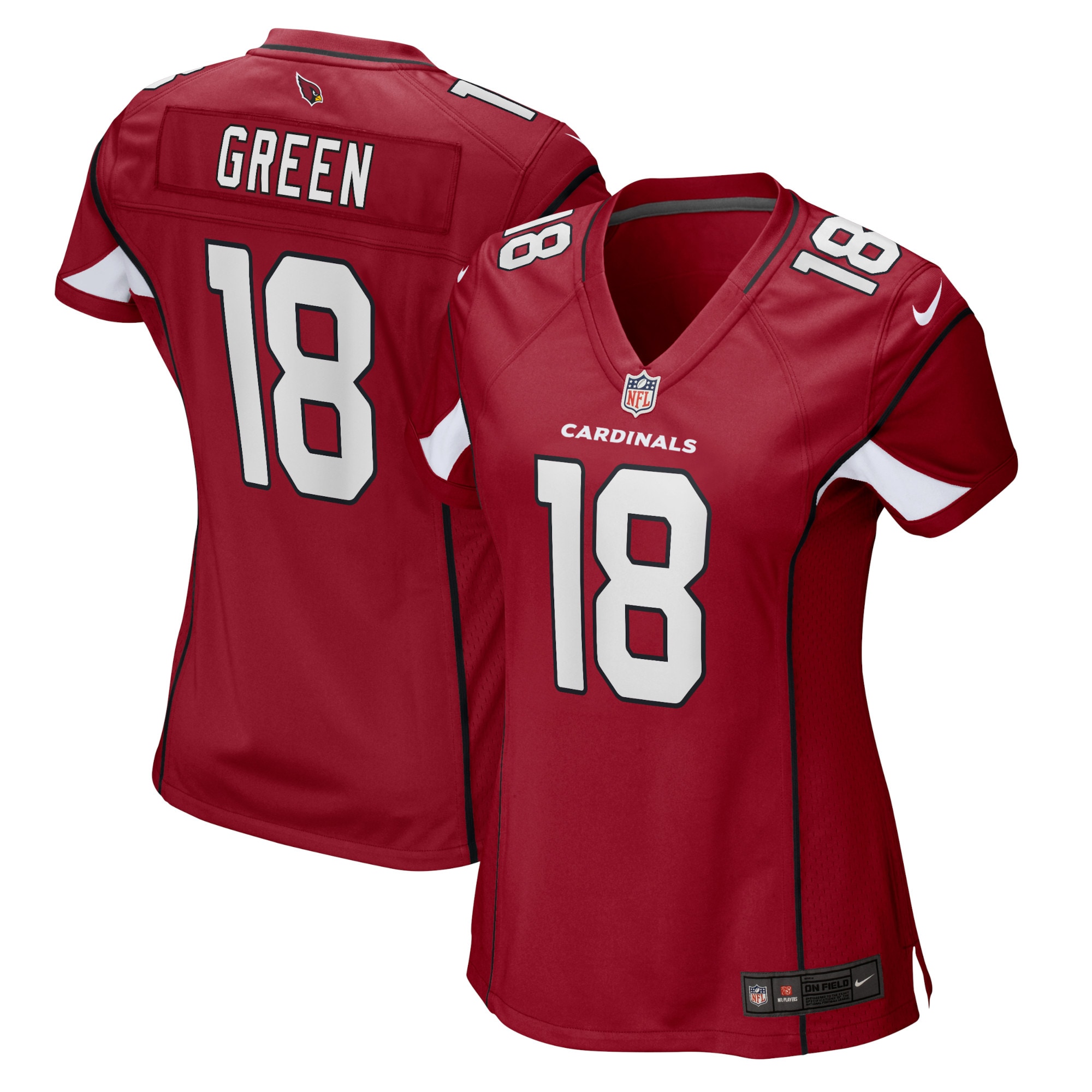 A.J. Arizona Cardinals Game Jersey - Women's