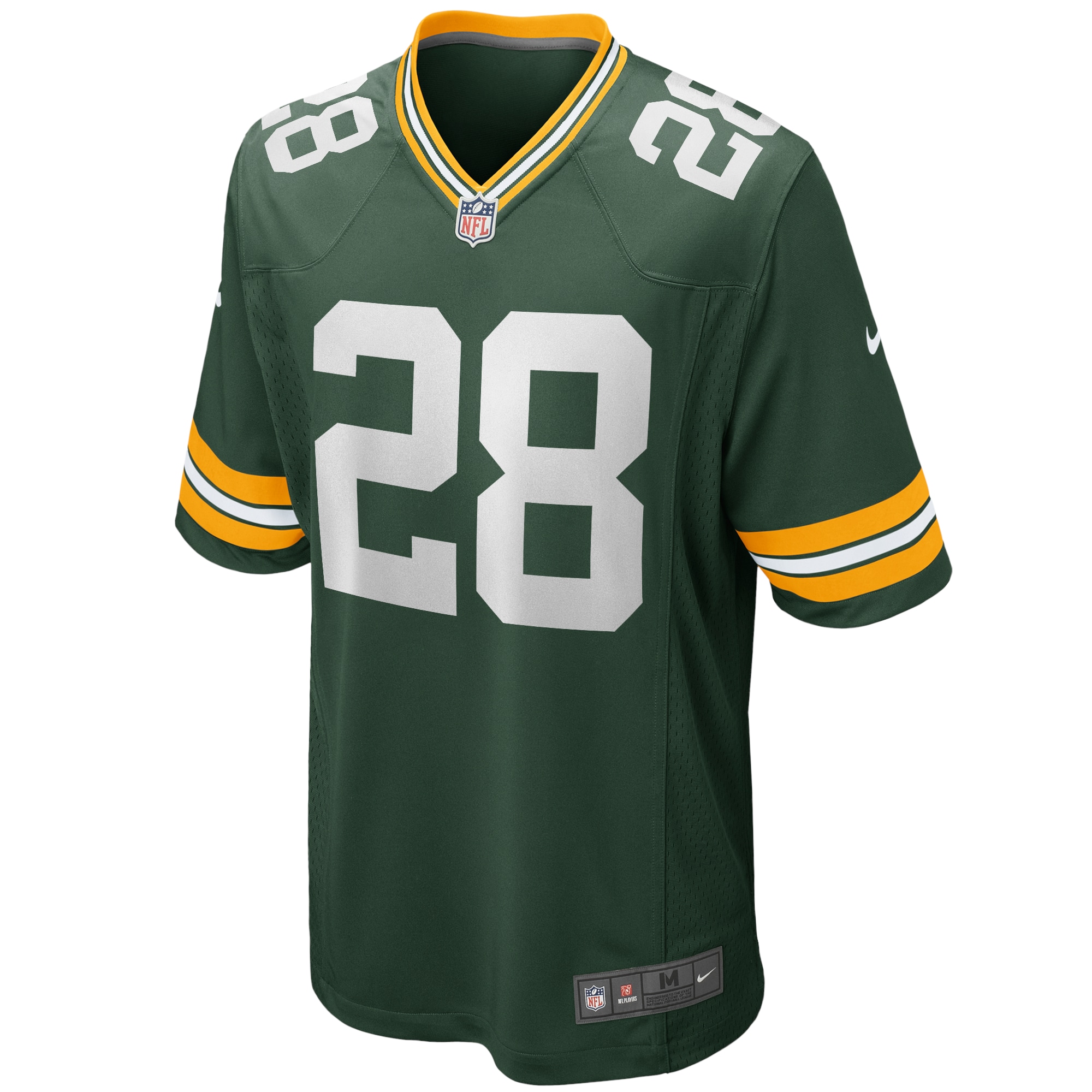 Alternative view of AJ Dillon Green Bay Packers Game Jersey - Men's