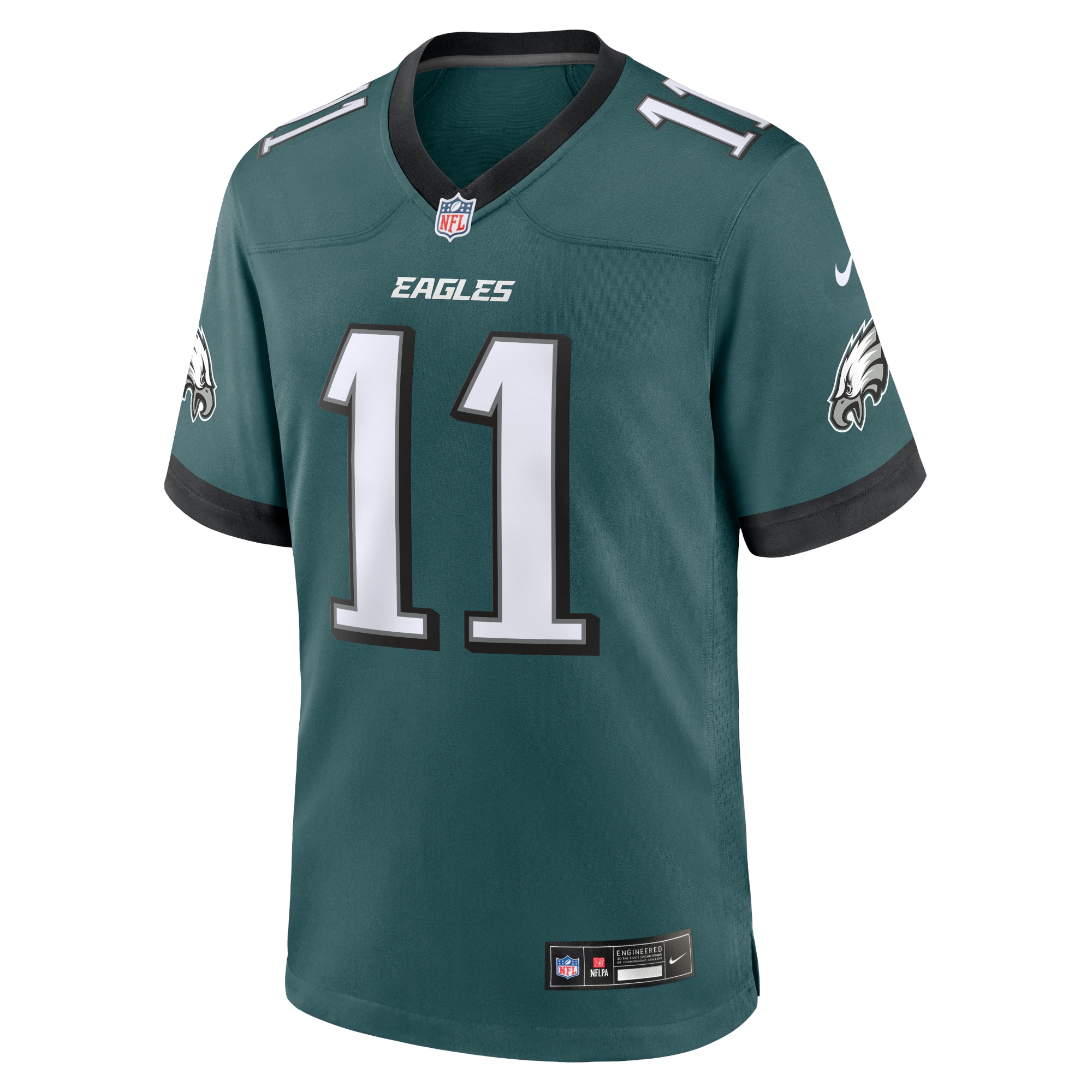 Alternative view of A.J. Philadelphia Eagles Game Jersey - Men's