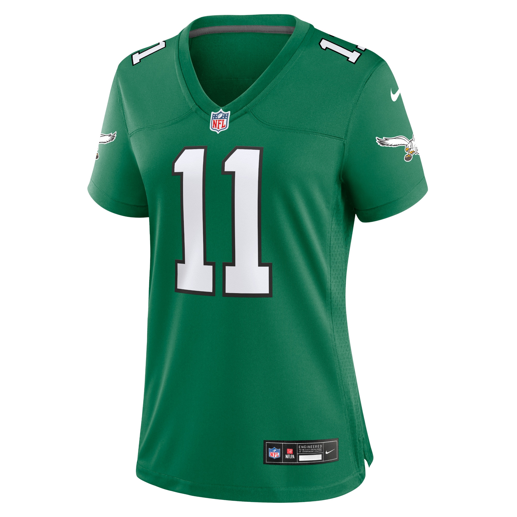 Alternative view of A.J. Philadelphia Eagles Game Jersey - Women's