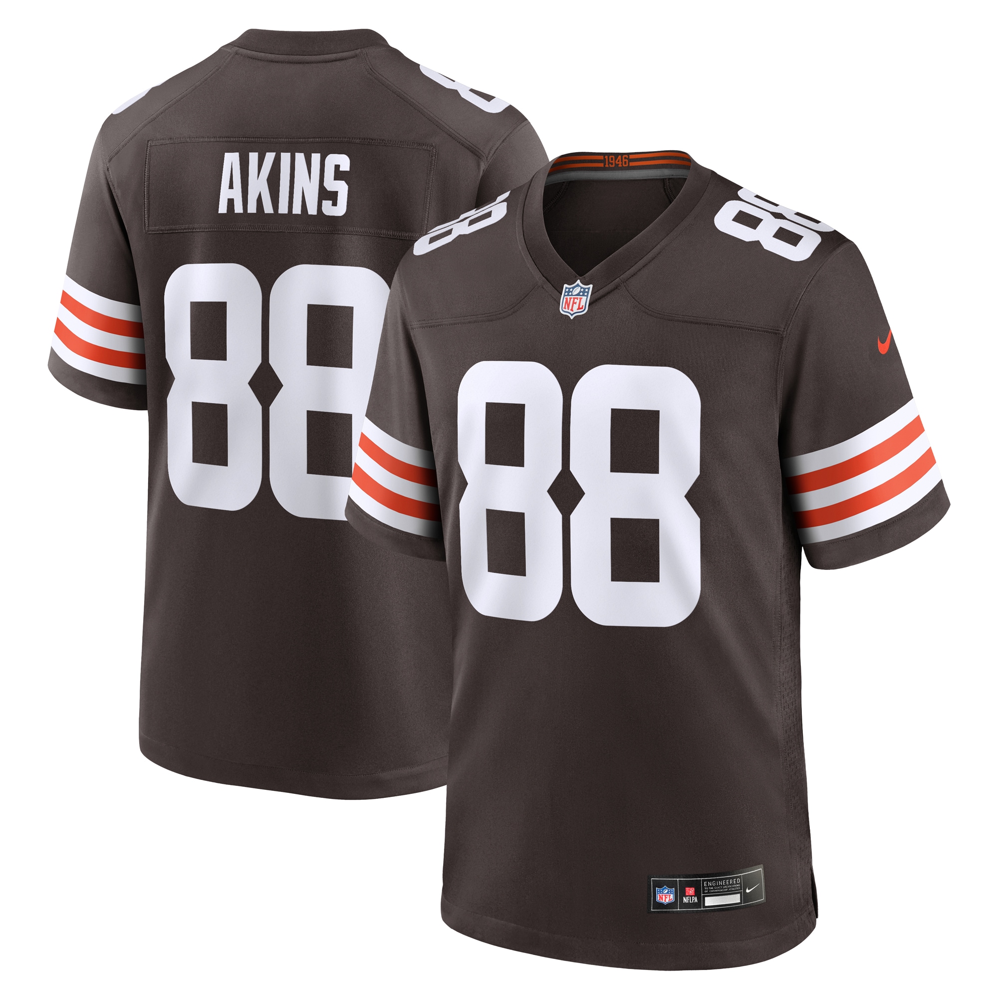 Akins Cleveland Browns Game Jersey - Men's