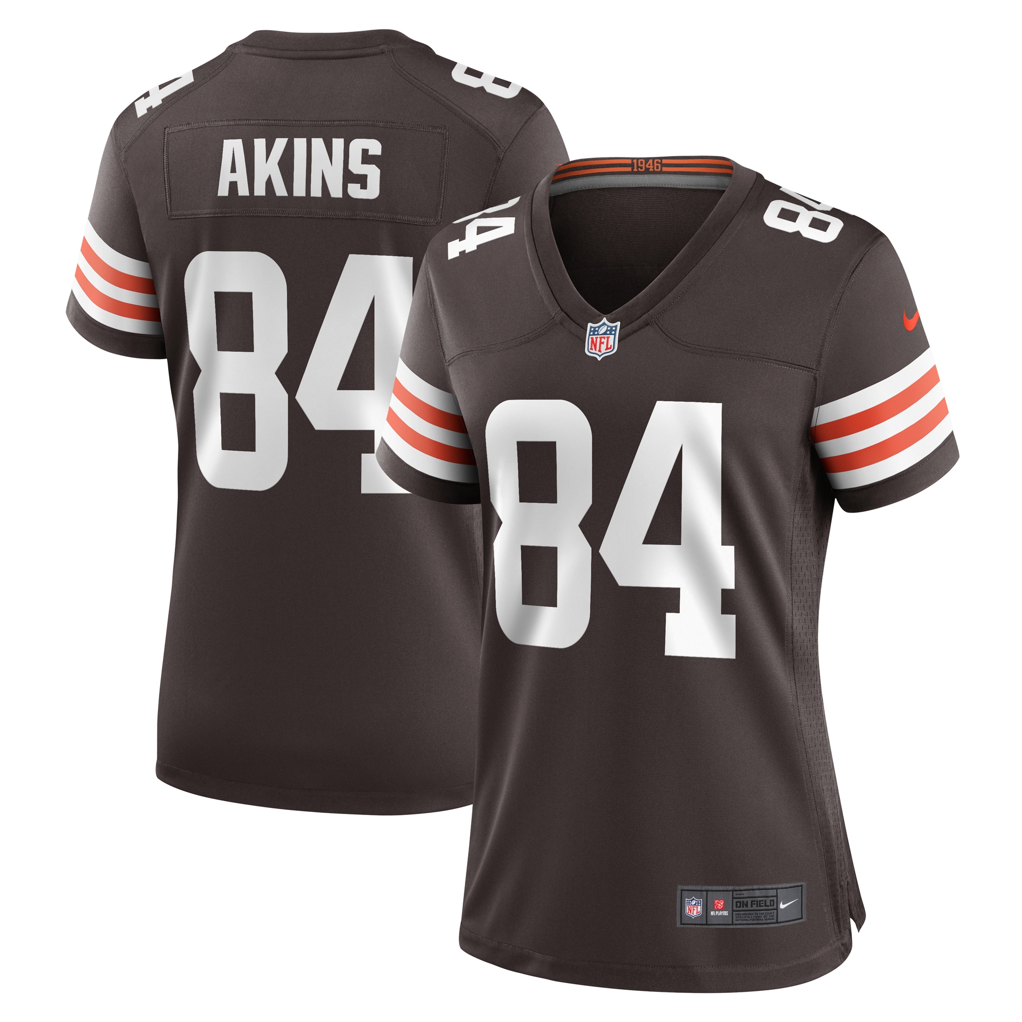 Akins Cleveland Browns Game Jersey - Women's