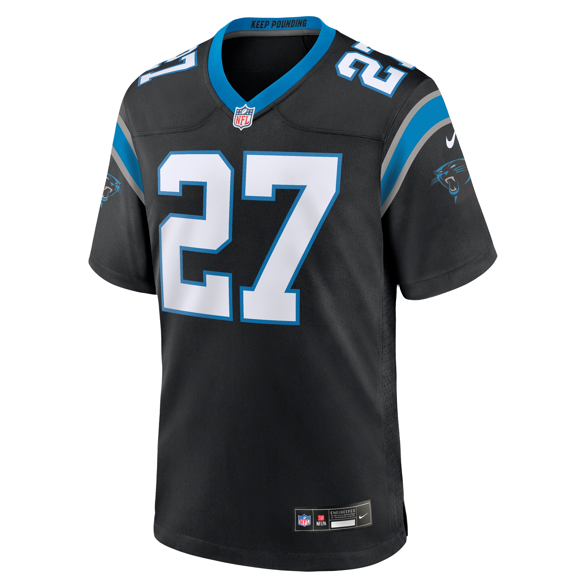 Alternative view of Alex Cook Carolina Panthers Game Jersey - Men's