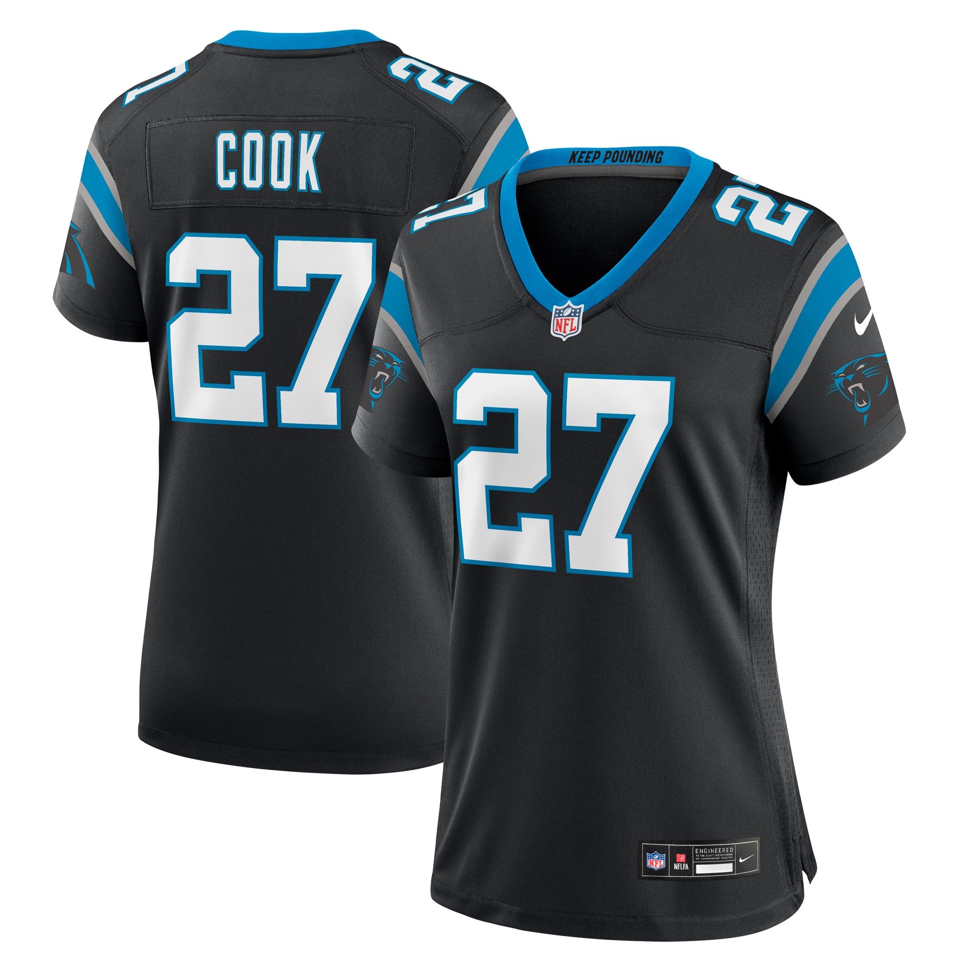 Alex Cook Carolina Panthers Game Jersey - Women's