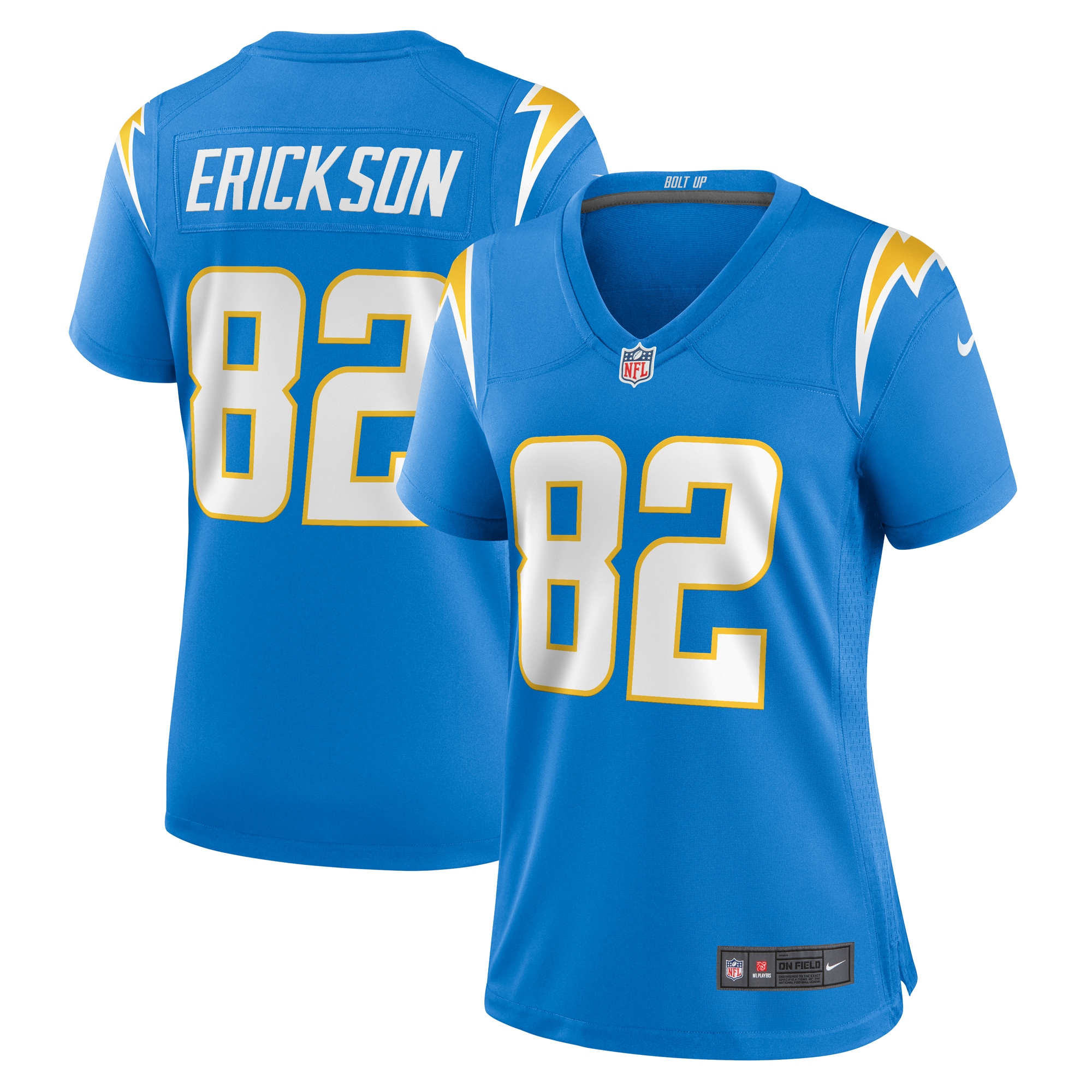 Alex Erickson Los Angeles Chargers Game Jersey - Women's