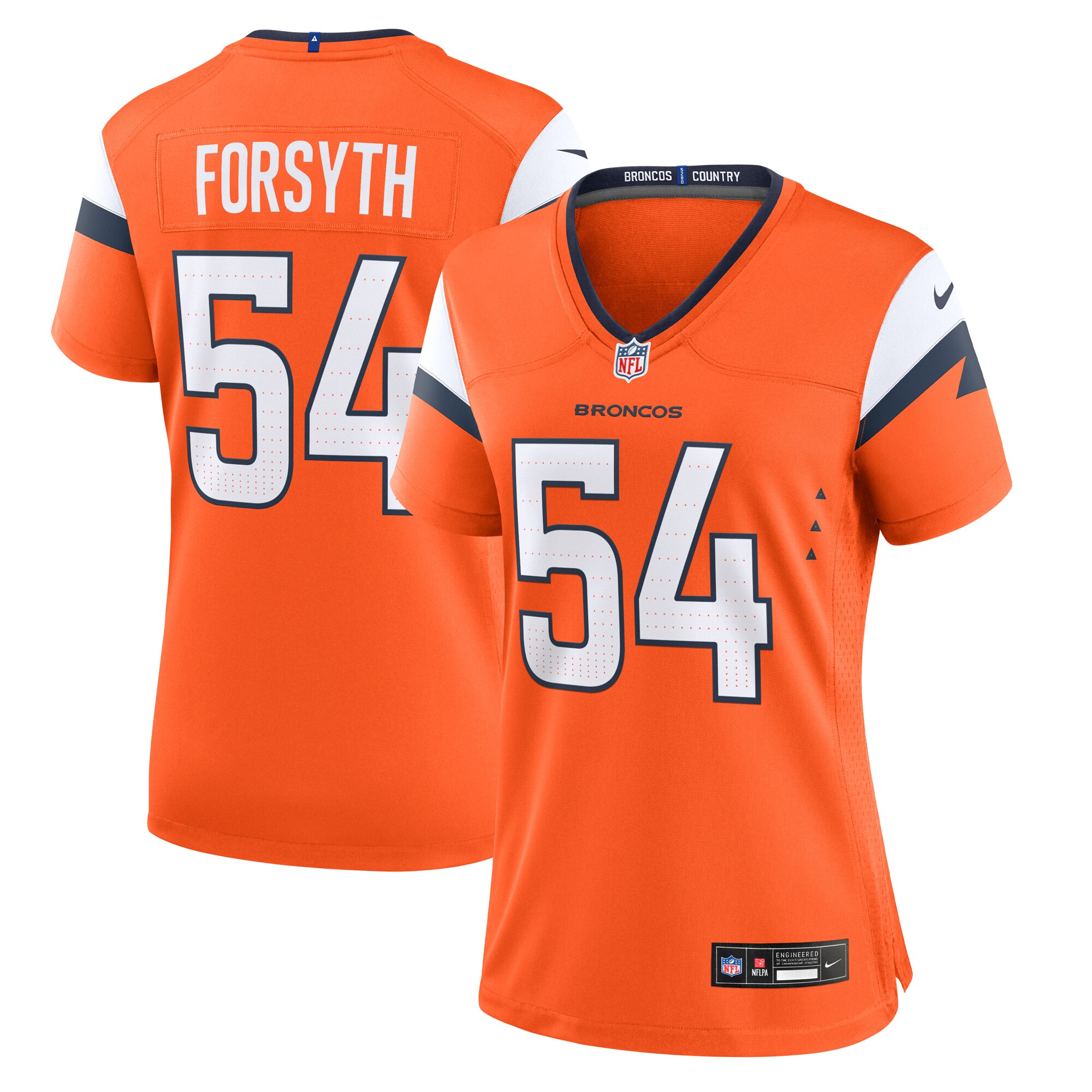 Alex Forsyth Denver Broncos Game Jersey - Women's