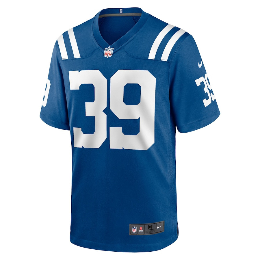 Alternative view of Alex Johnson #39 Indianapolis Colts Game Jersey - Men's | Royal