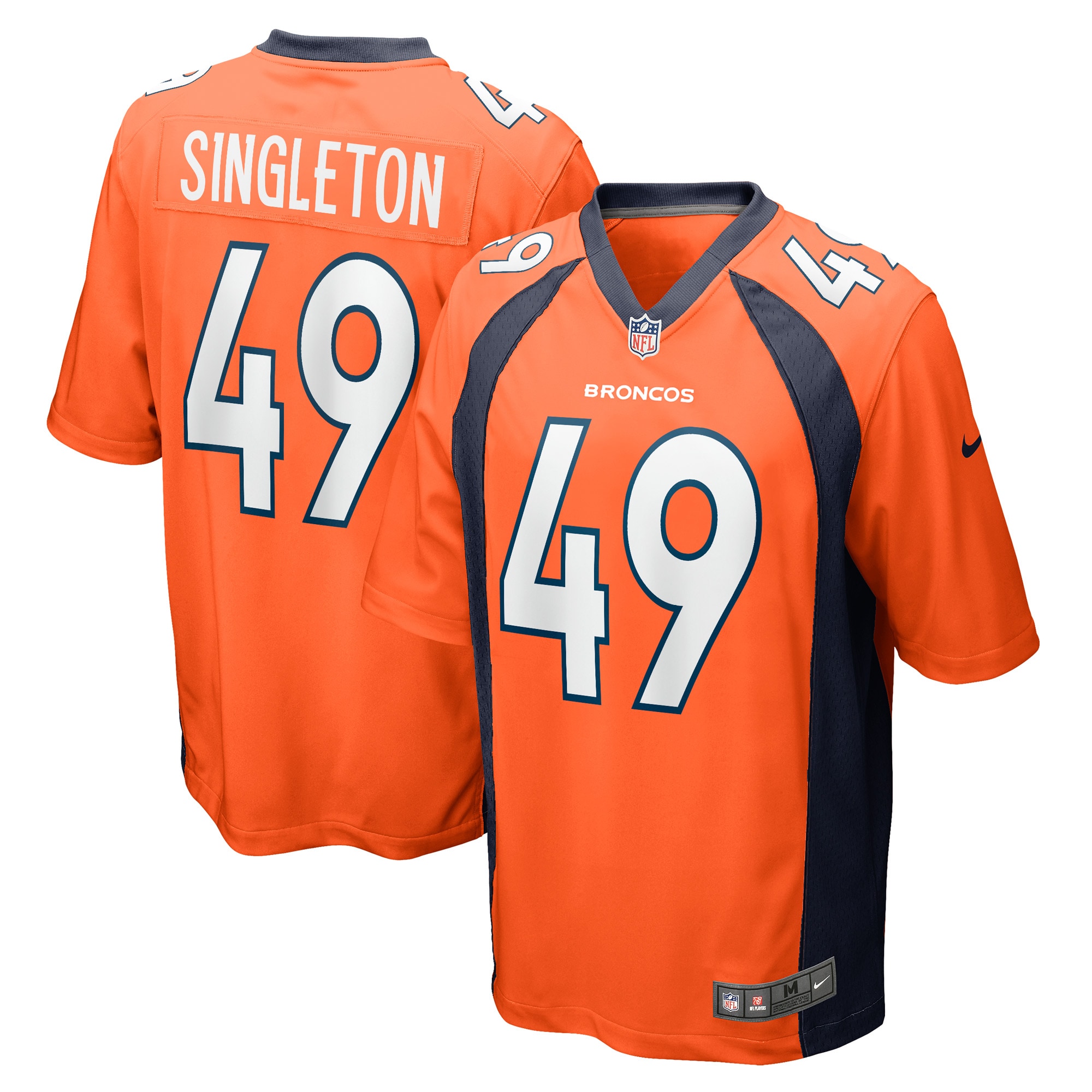 Alex Singleton Denver Broncos Game Jersey - Men's