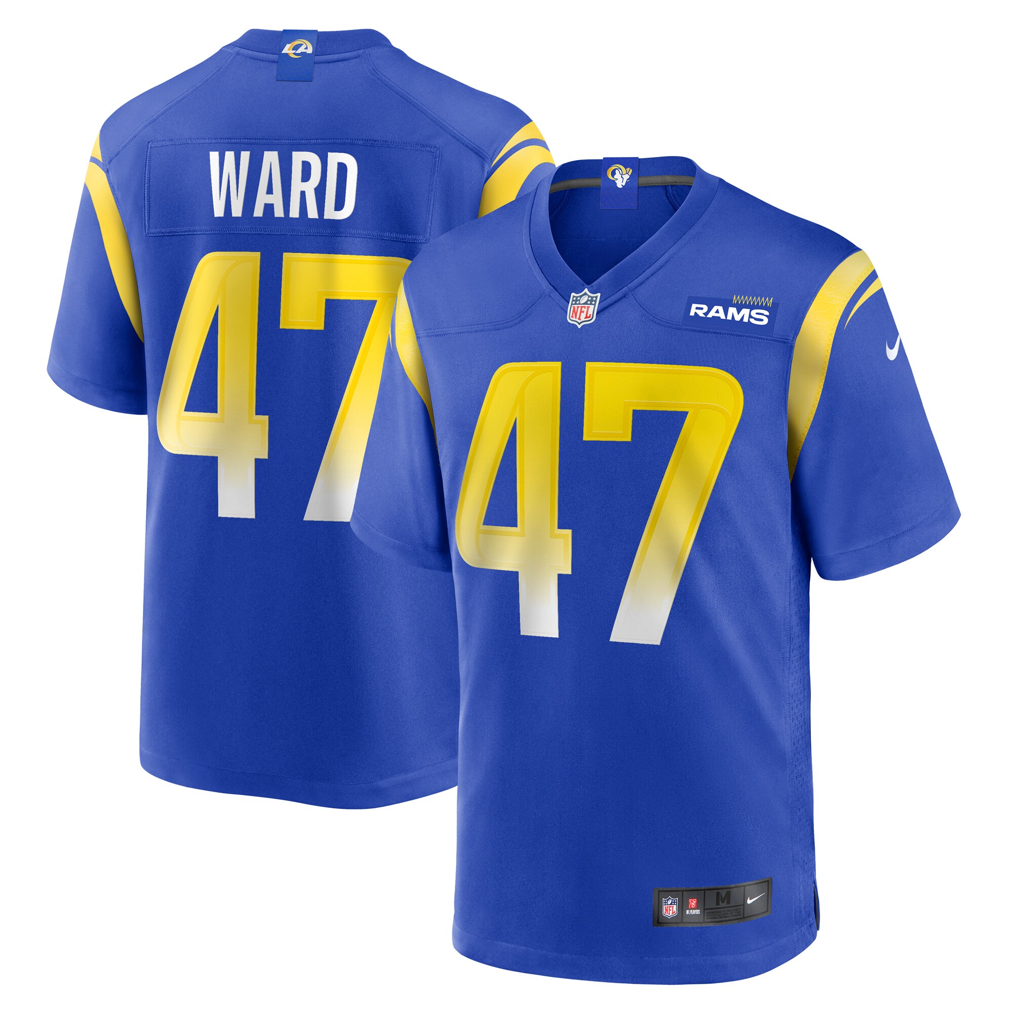 Alex Ward Los Angeles Rams Game Jersey - Men's
