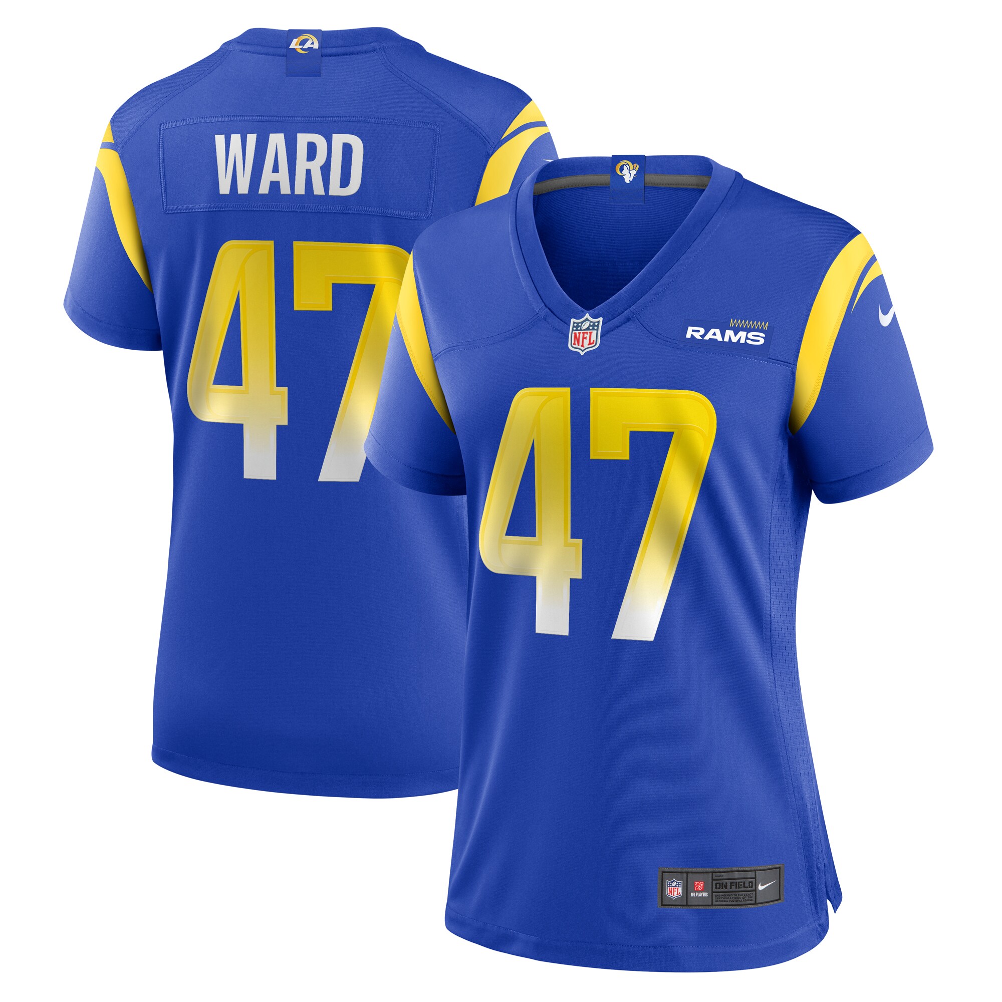 Alex Ward Los Angeles Rams Game Jersey - Women's