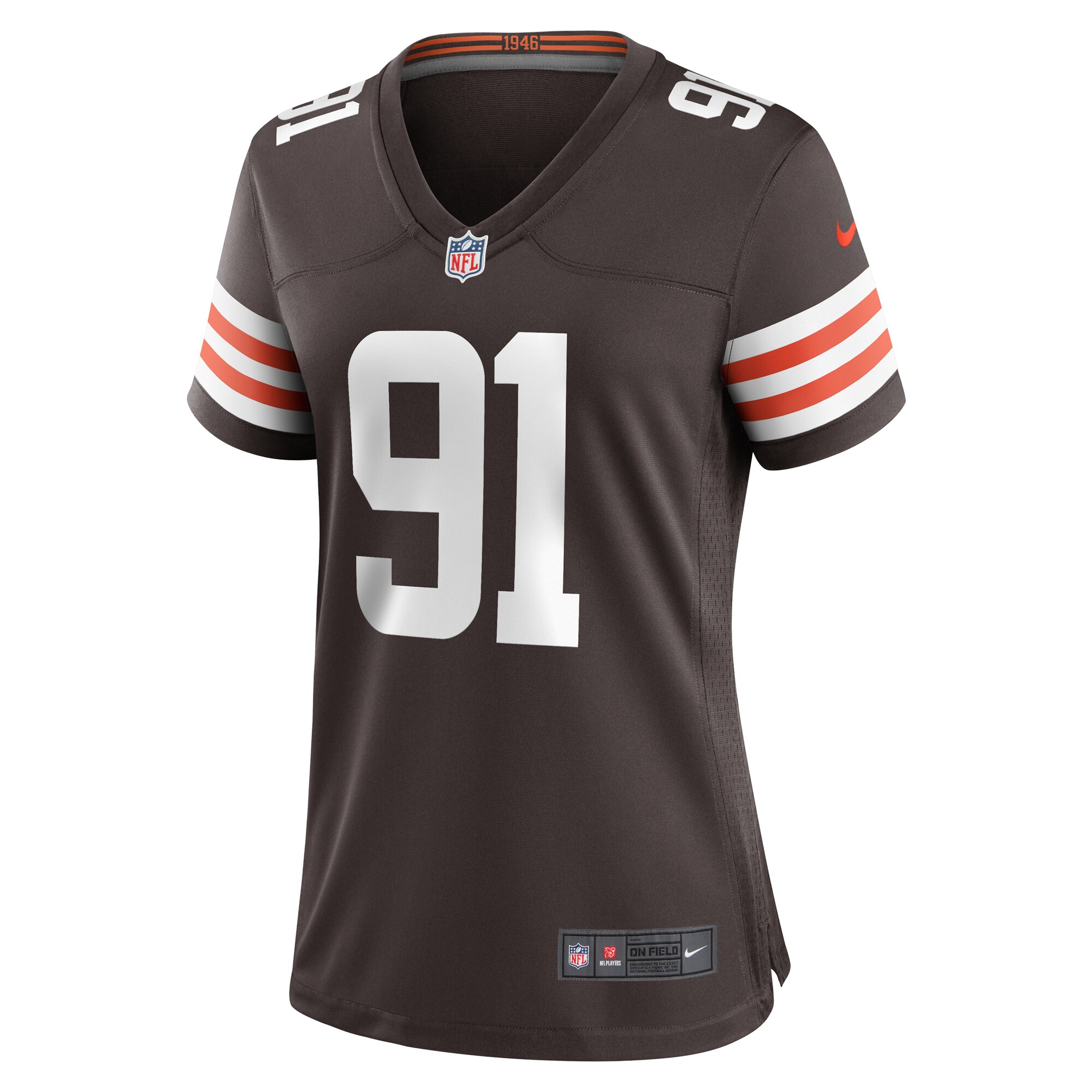 Alternative view of Alex Wright Cleveland Browns Game Jersey - Women's