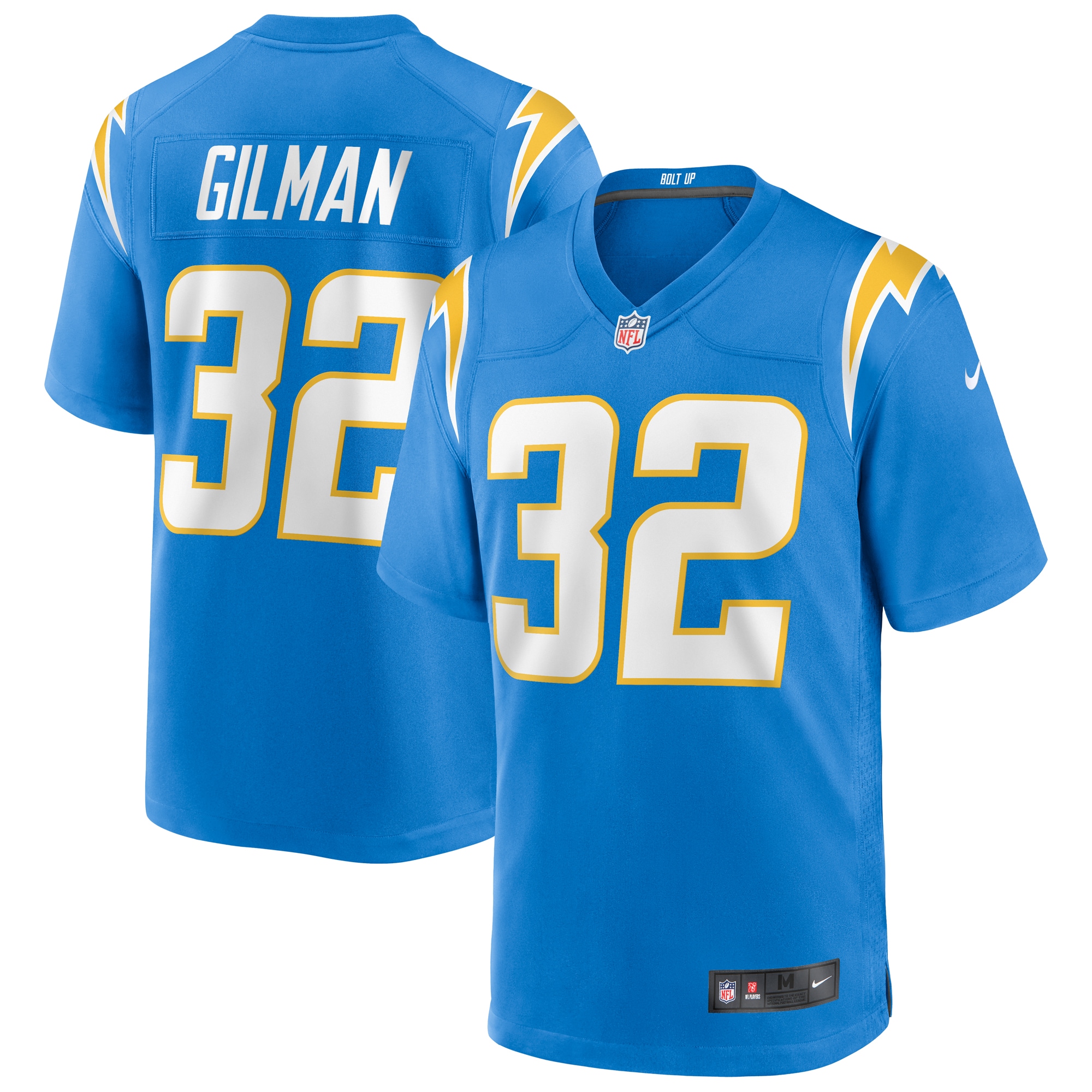 Alohi Gilman Los Angeles Chargers Game Jersey - Men's