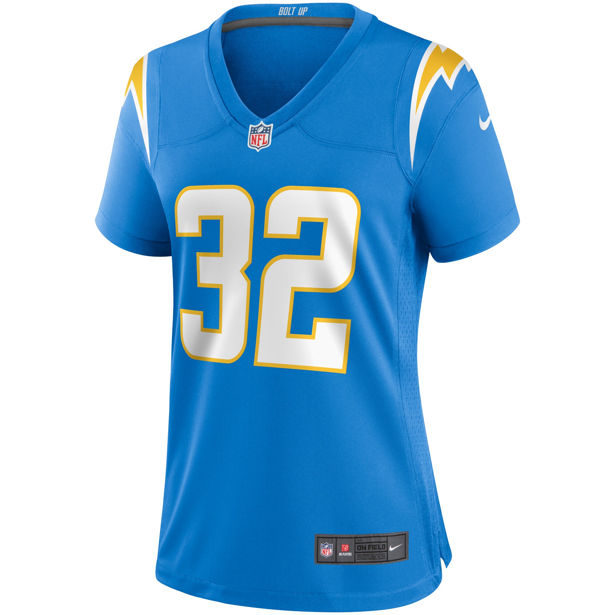 Alternative view of Alohi Gilman Los Angeles Chargers Game Jersey - Women's