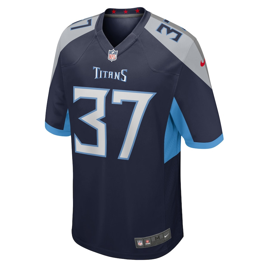 Alternative view of Amani Hooker #37 Tennessee Titans Game Jersey - Men's | Navy