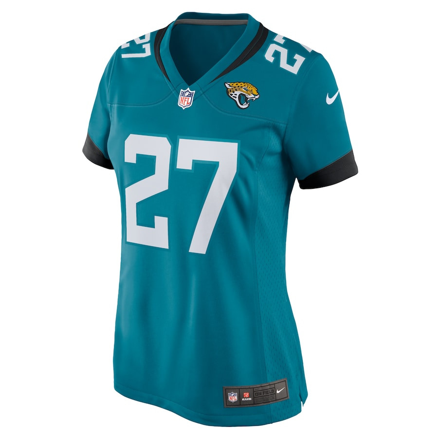 Alternative view of Amani Oruwariye #27 Jacksonville Jaguars Game Jersey - Women's | Teal