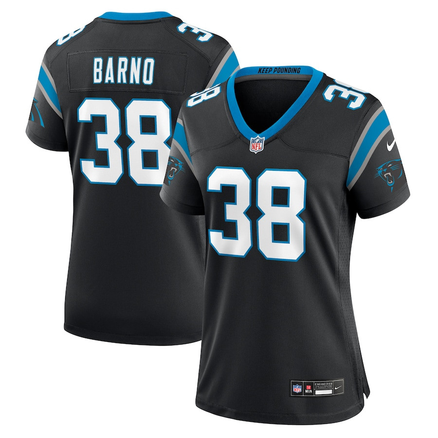 Amar? Barno #38 Carolina Panthers Game Jersey - Women's | Black