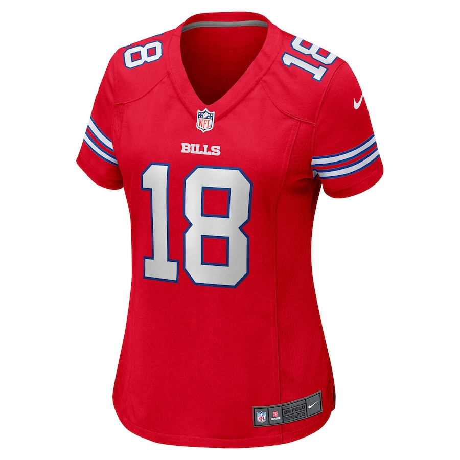 Alternative view of Amari Cooper #18 Buffalo Bills 2nd Alternate Game Jersey - Women's | Red