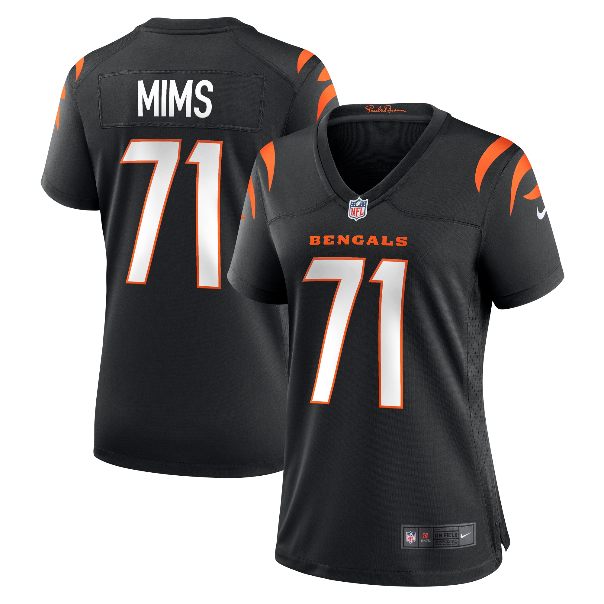 Amarius Mims Cincinnati Bengals Game Jersey - Women's