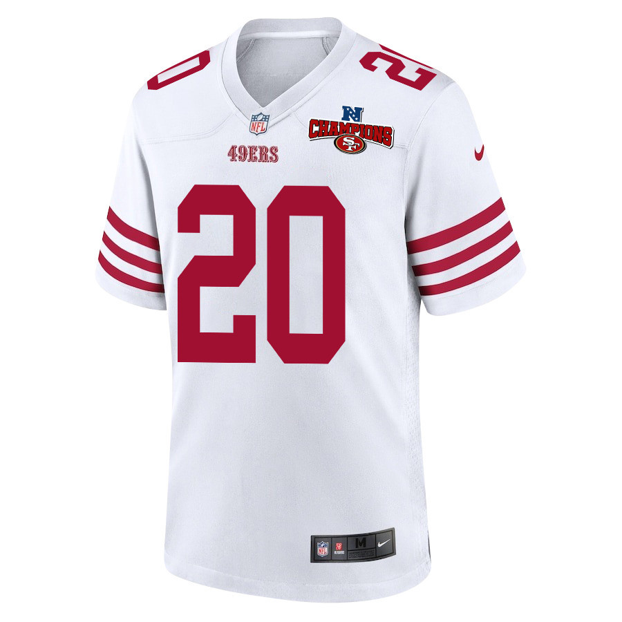 Alternative view of Ambry Thomas #20 San Francisco 49ers Game Jersey - Men's | White