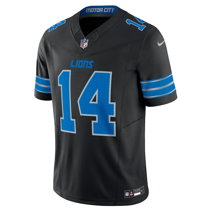 Alternative view of Amon-Ra St. Brown #14 Detroit Lions 2nd Alternate Vapor F.U.S.E. Limited Jersey - Men's | Black