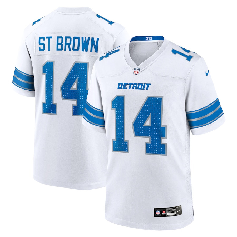 Amon-Ra St. Brown #14 Detroit Lions Game Jersey - Men's