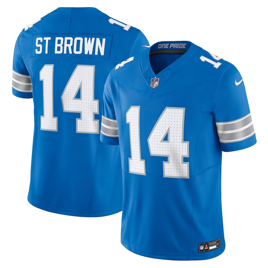 Amon-Ra St. Brown #14 Detroit Lions Vapor F.U.S.E. Limited Jersey - Men's
