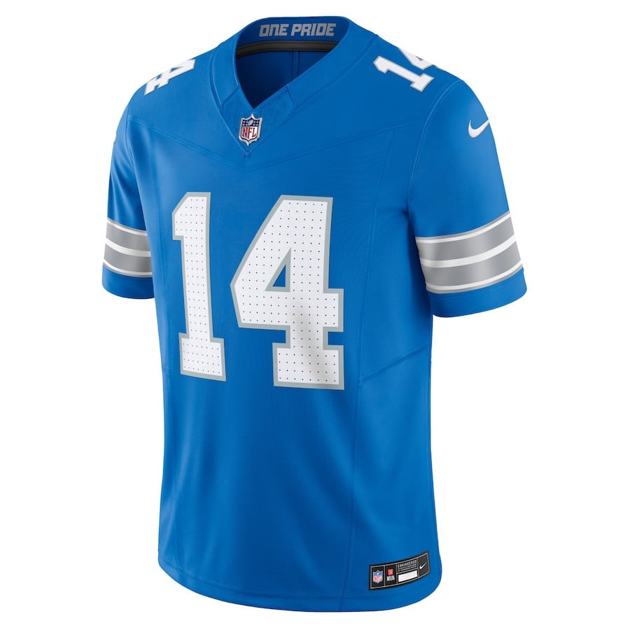 Alternative view of Amon-Ra St. Brown #14 Detroit Lions Vapor F.U.S.E. Limited Jersey - Men's
