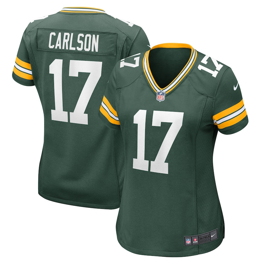 Anders Carlson #17 Green Bay Packers Game Jersey - Women's | Green