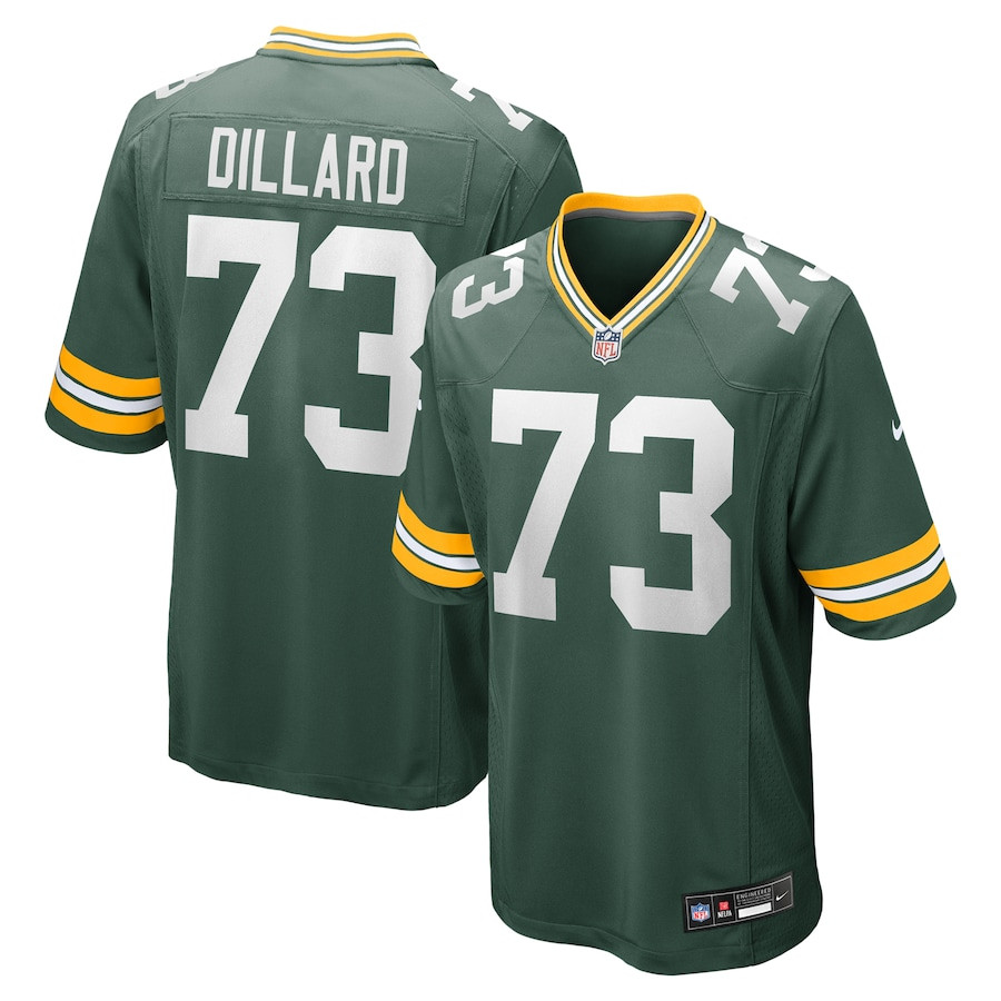 Andre Dillard #73 Green Bay Packers Game Jersey - Men's | Green