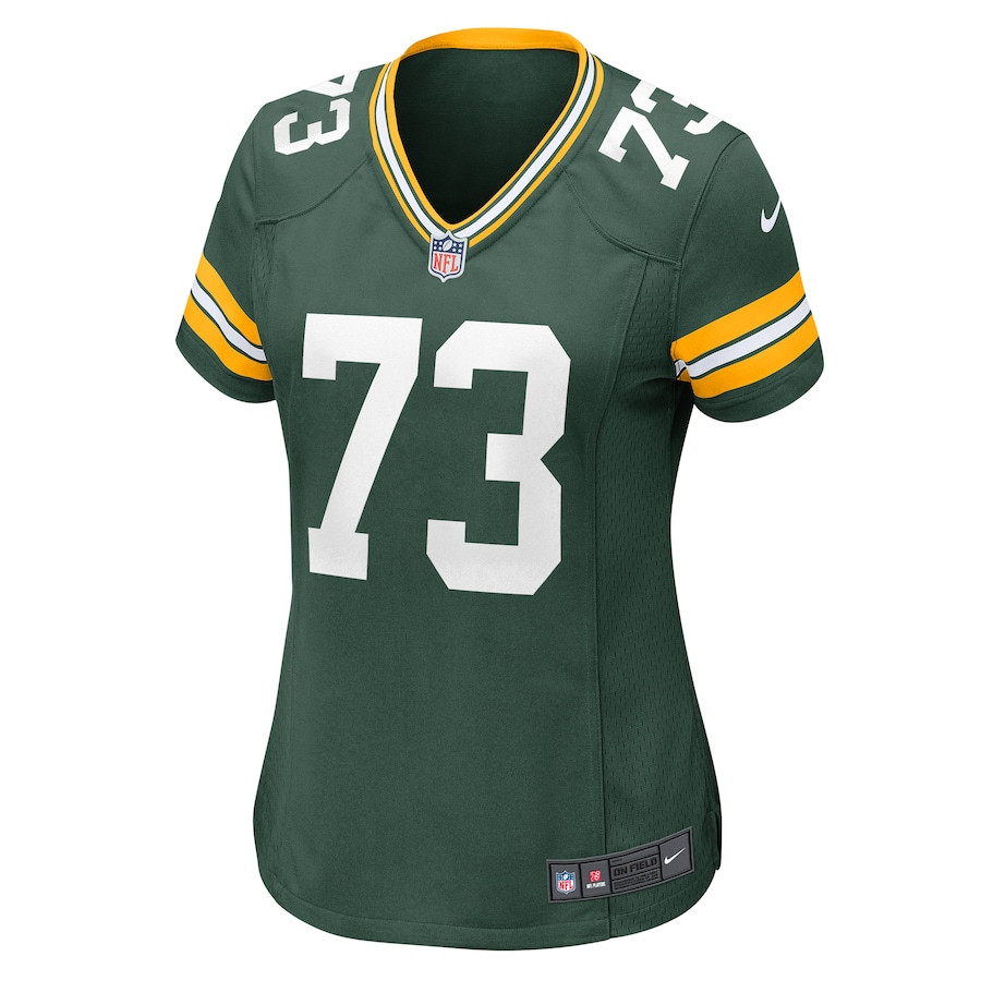 Alternative view of Andre Dillard #73 Green Bay Packers Game Jersey - Women's | Green