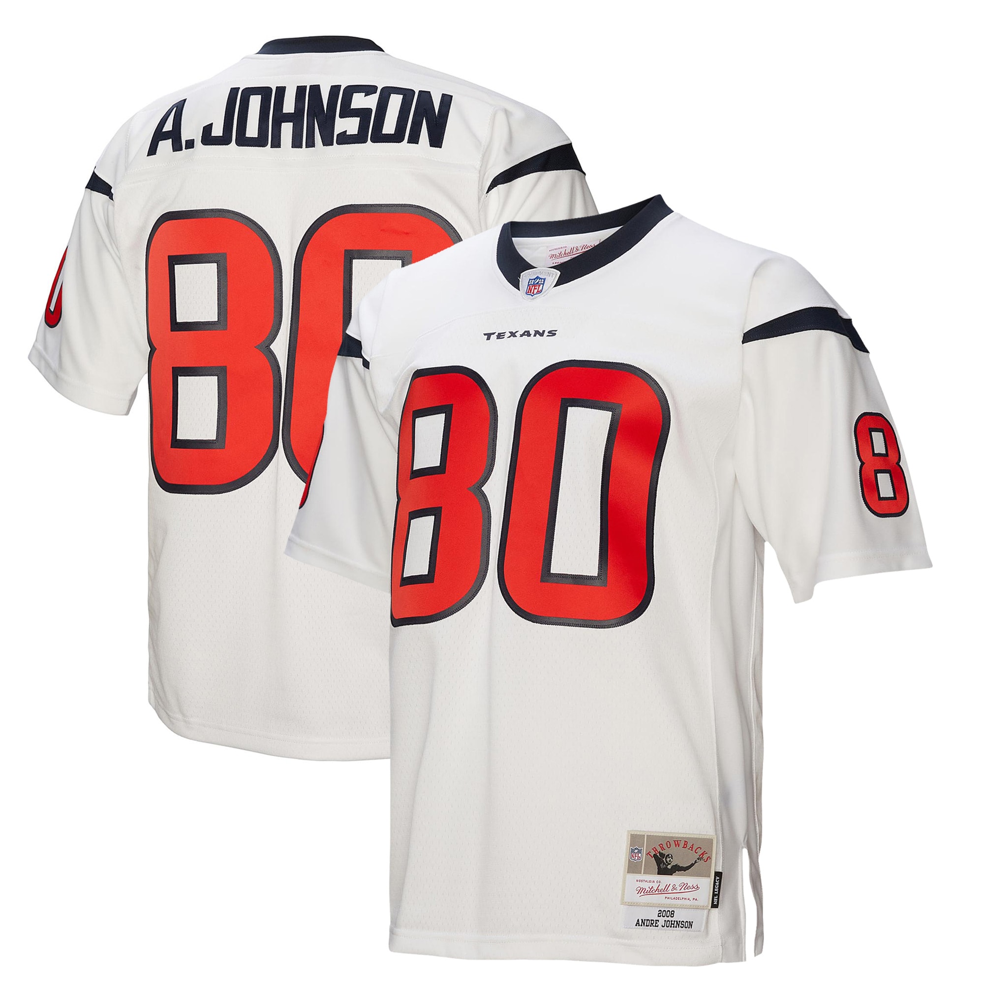 Andre Johnson Mitchell & Ness Houston Texans Game Jersey - Men's