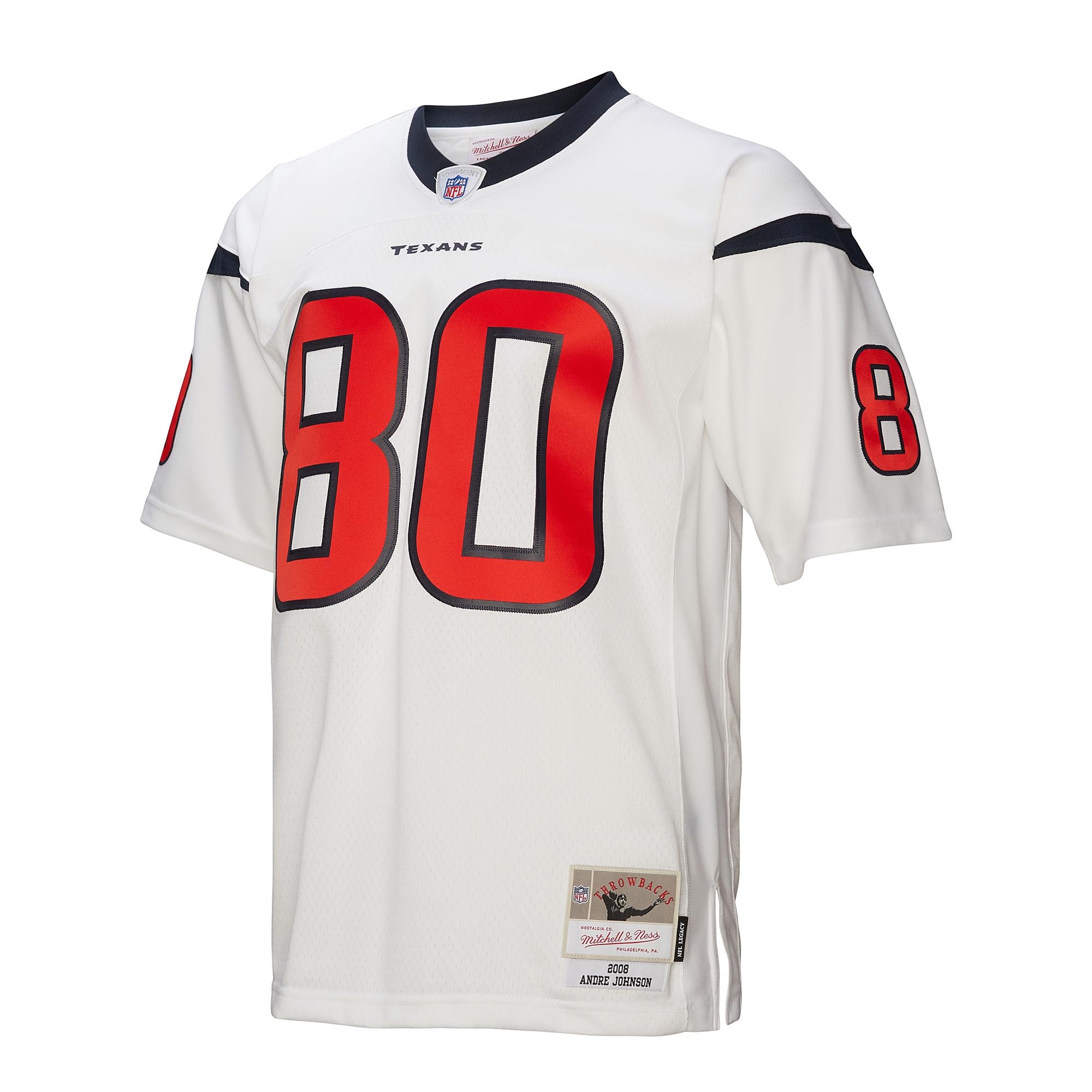 Alternative view of Andre Johnson Mitchell & Ness Houston Texans Game Jersey - Men's