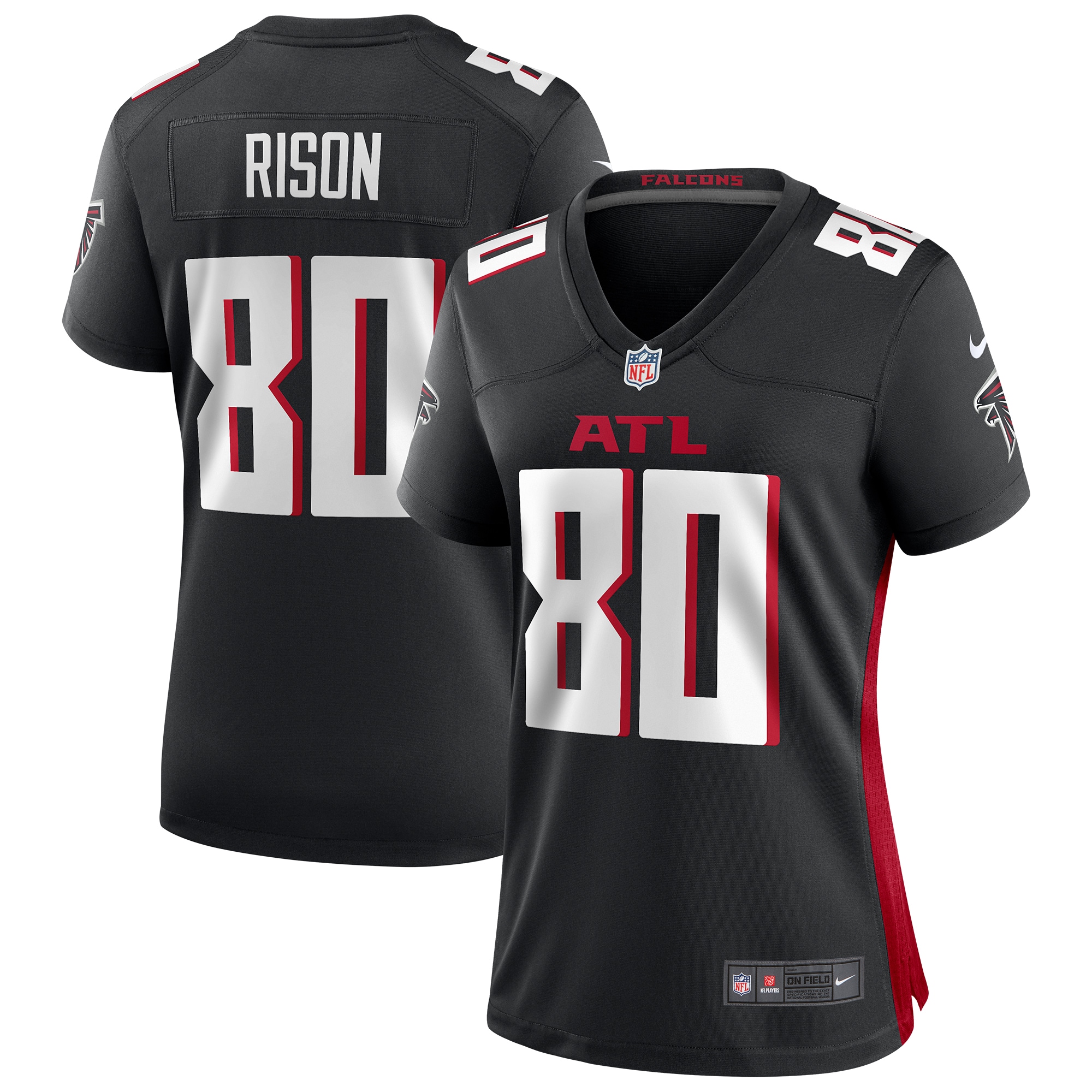 Andre Rison Atlanta Falcons Retired Player Game Jersey - Women's
