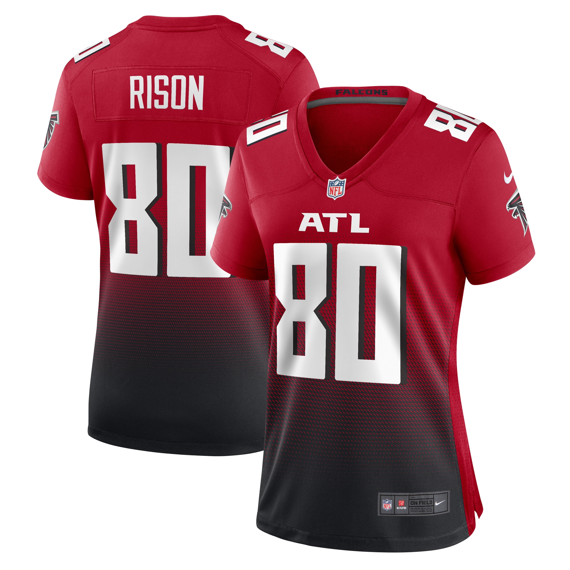 Andre Rison Atlanta Falcons Retired Player Game Jersey - Women's