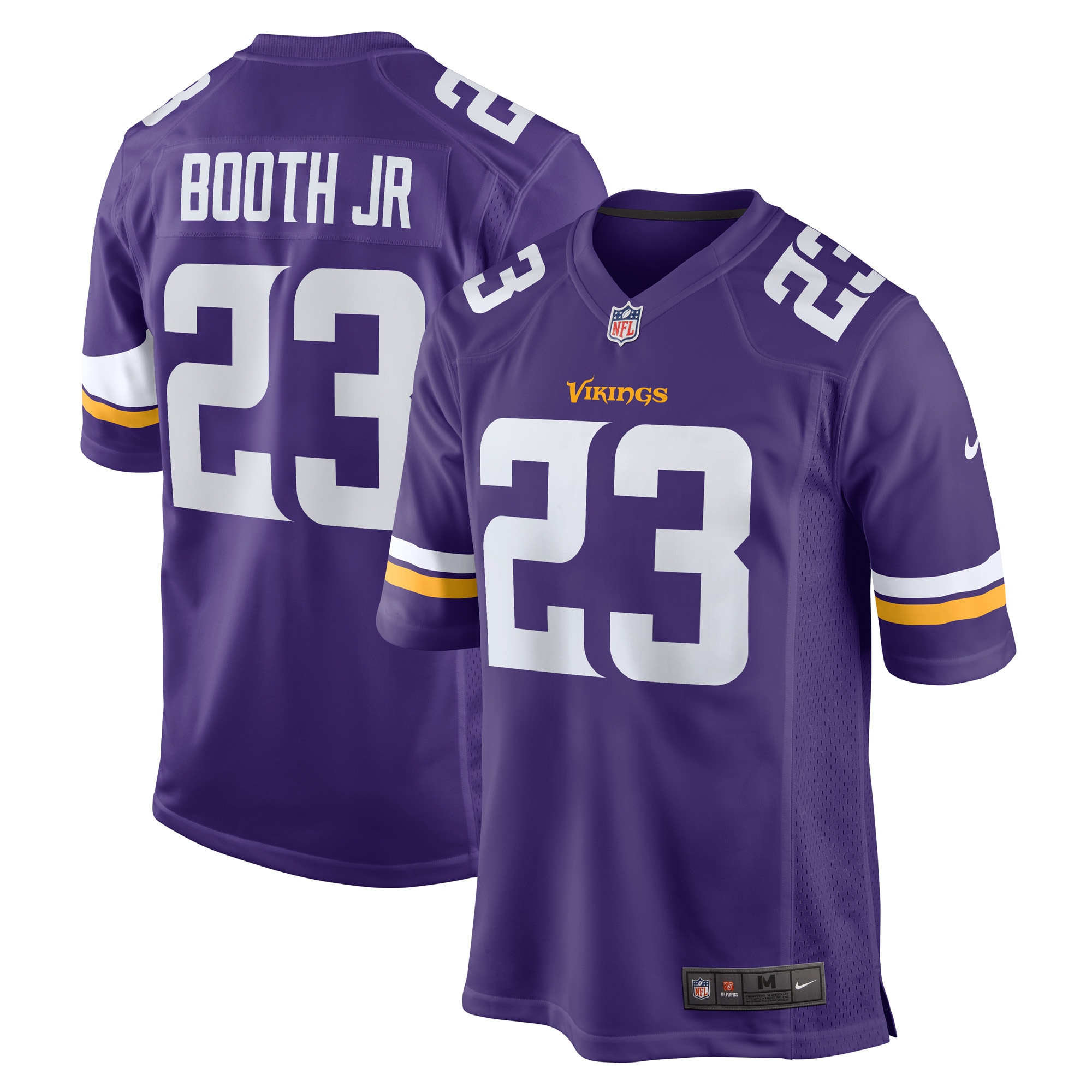 Andrew Booth Jr. Minnesota Vikings Game Jersey - Men's
