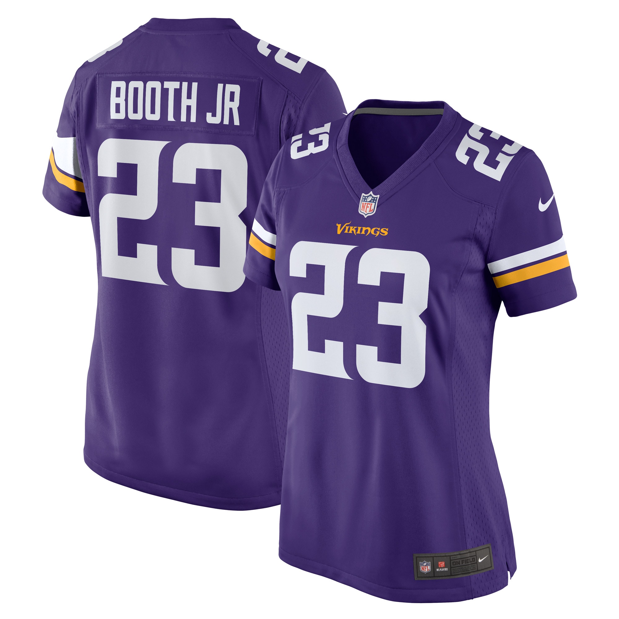 Andrew Booth Jr. Minnesota Vikings Game Jersey - Women's