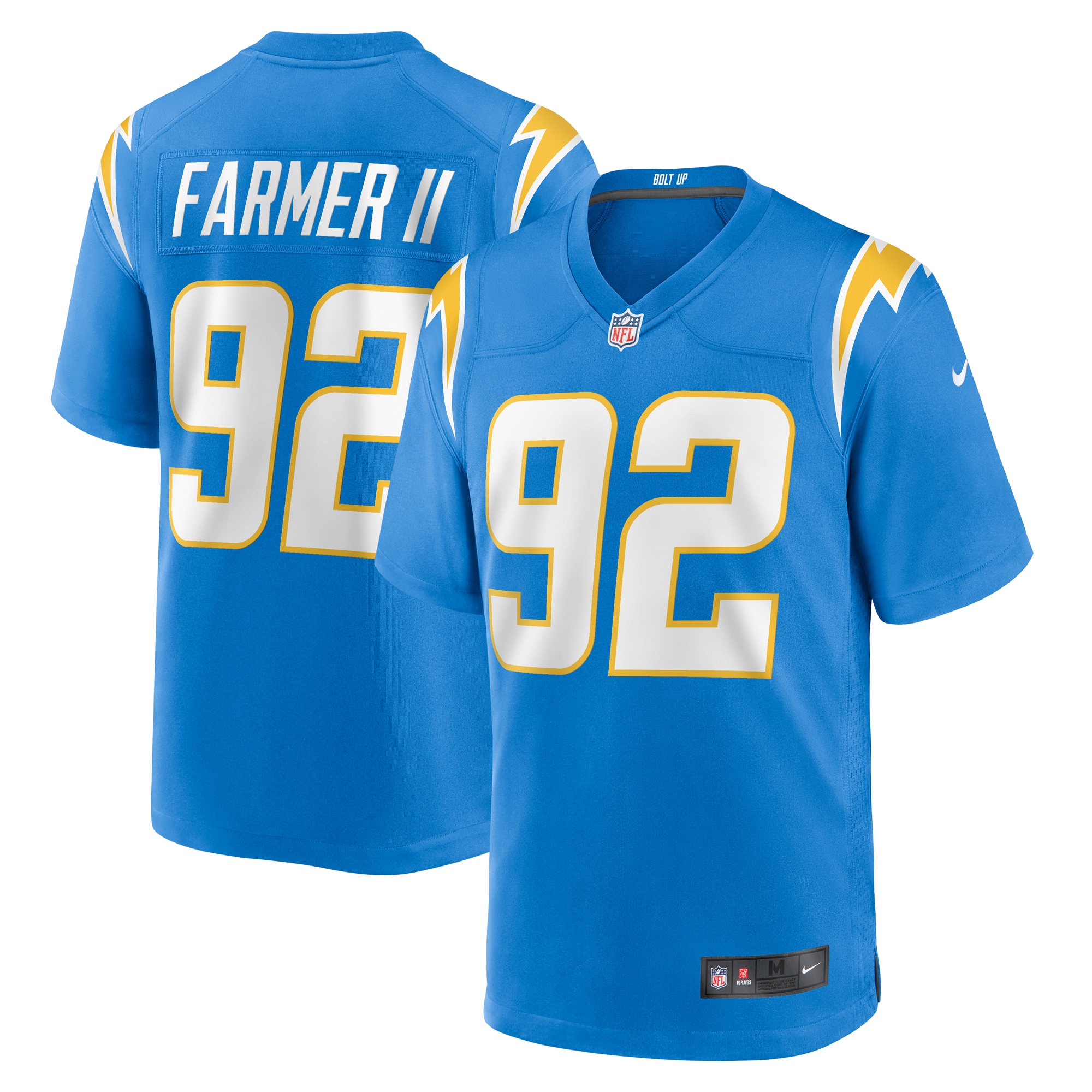 Andrew Farmer Los Angeles Chargers Game Jersey - Men's