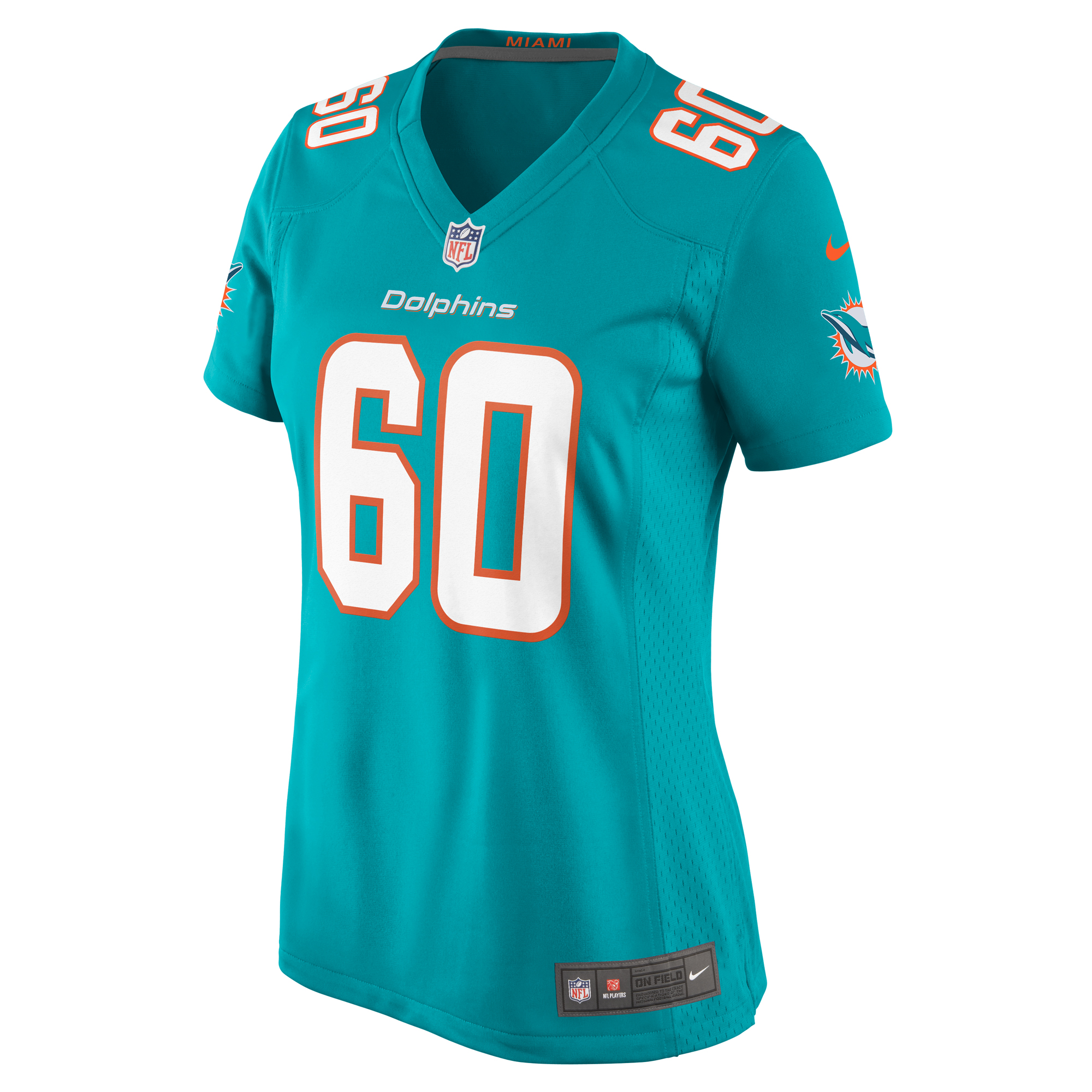 Alternative view of Andrew Meyer Miami Dolphins Game Jersey - Women's