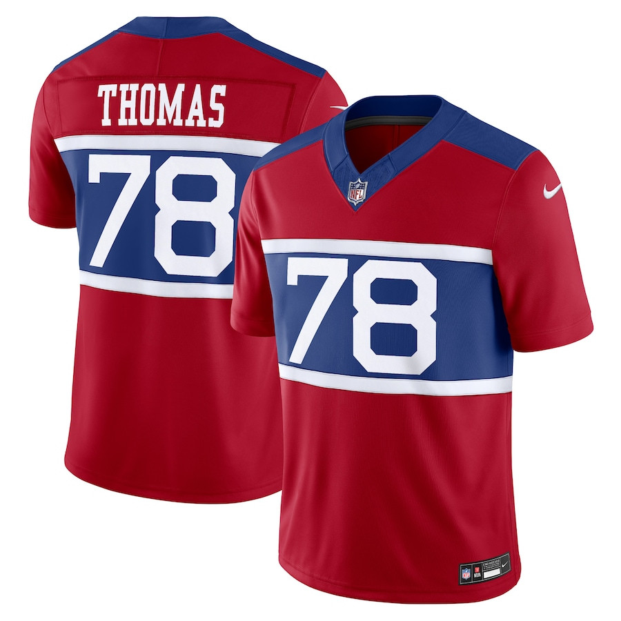 Andrew Thomas #78 New York Giants Alternate Vapor F.U.S.E. Limited Jersey - Men's | Century Red