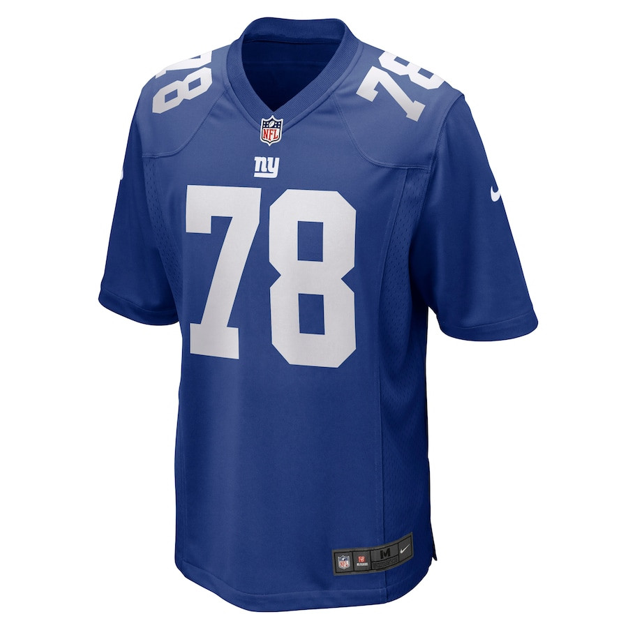 Alternative view of Andrew Thomas #78 New York Giants Game Jersey - Men's | Royal