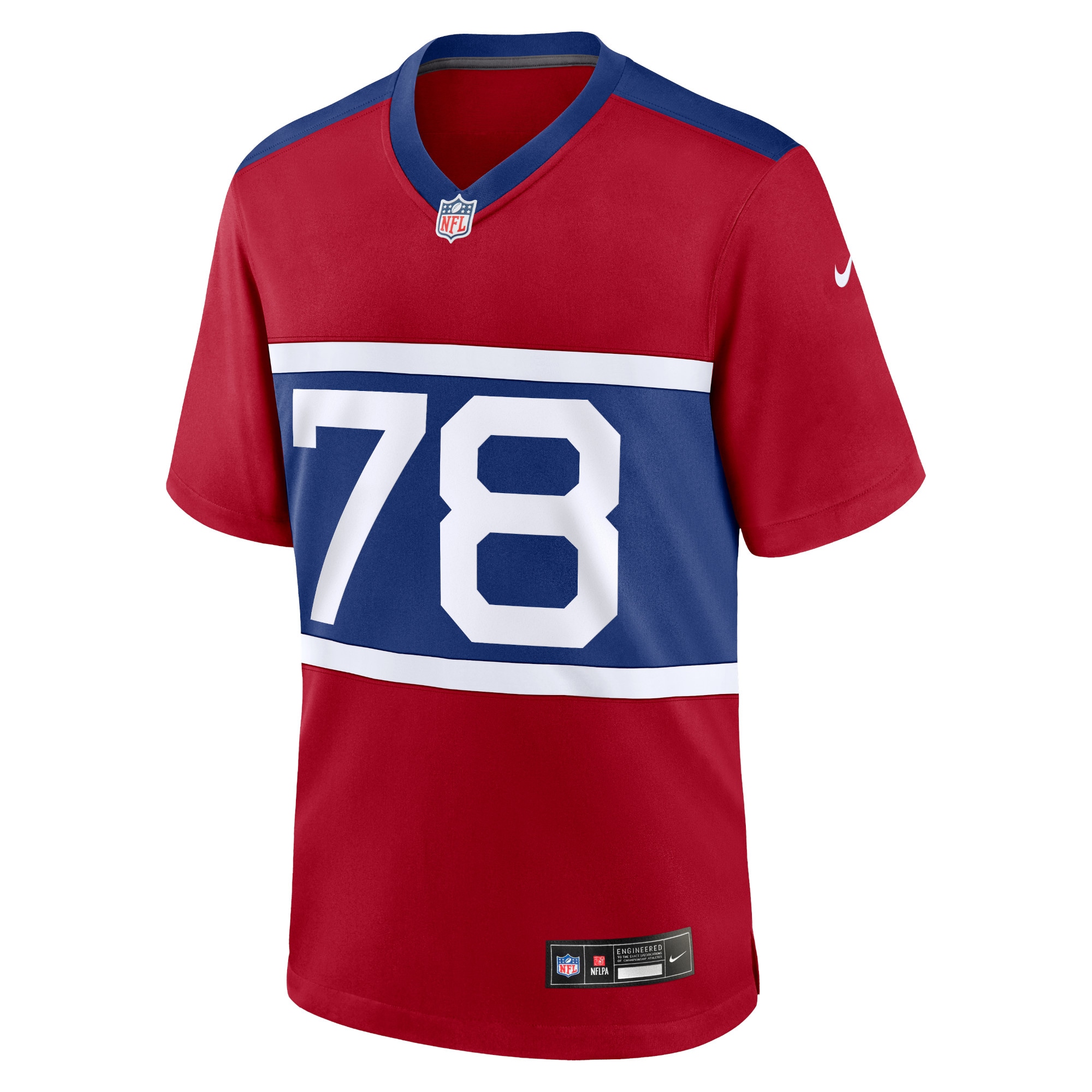 Alternative view of Andrew Thomas Century New York Giants Alternate Game Jersey - Men's