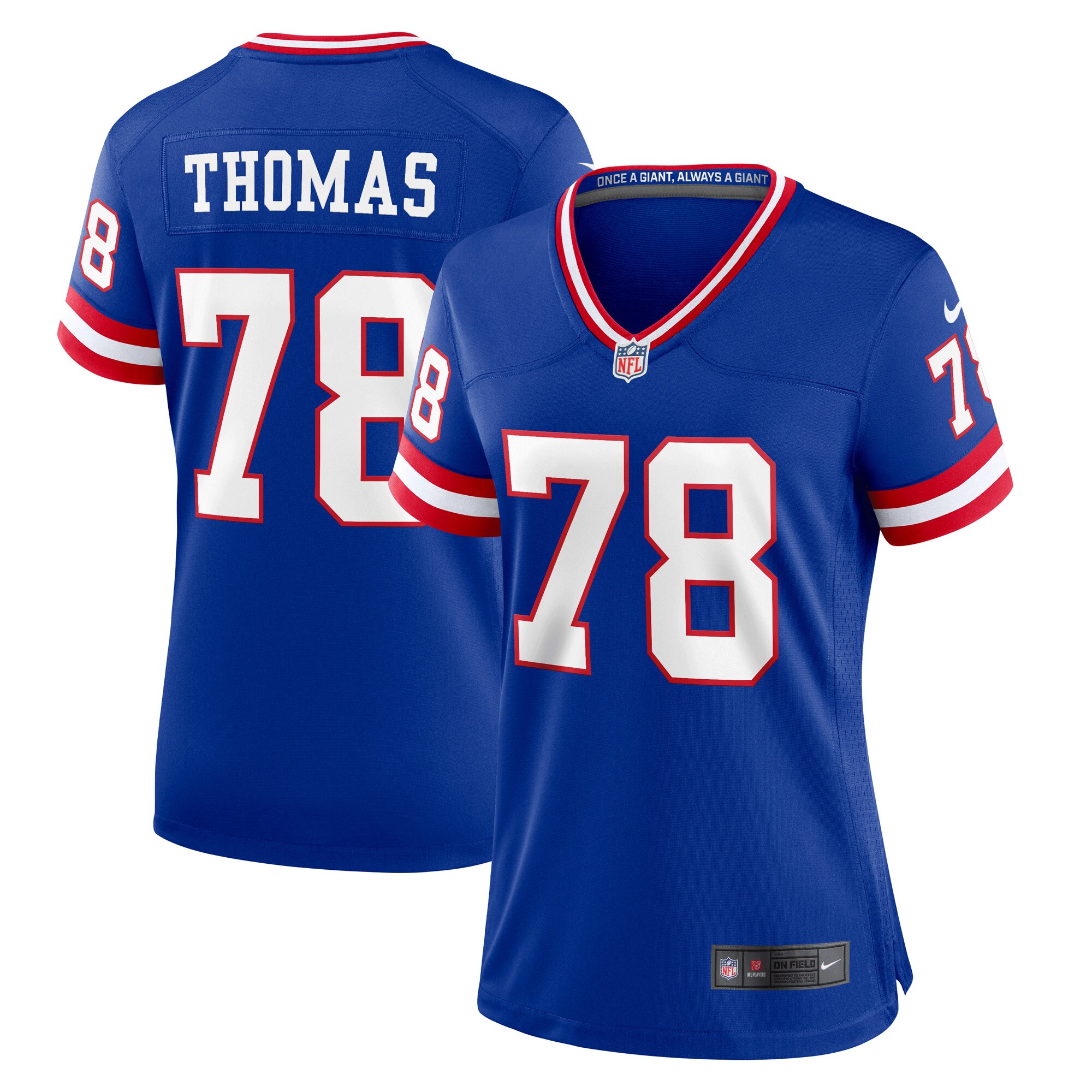 Andrew Thomas New York Giants Classic Game Jersey - Women's