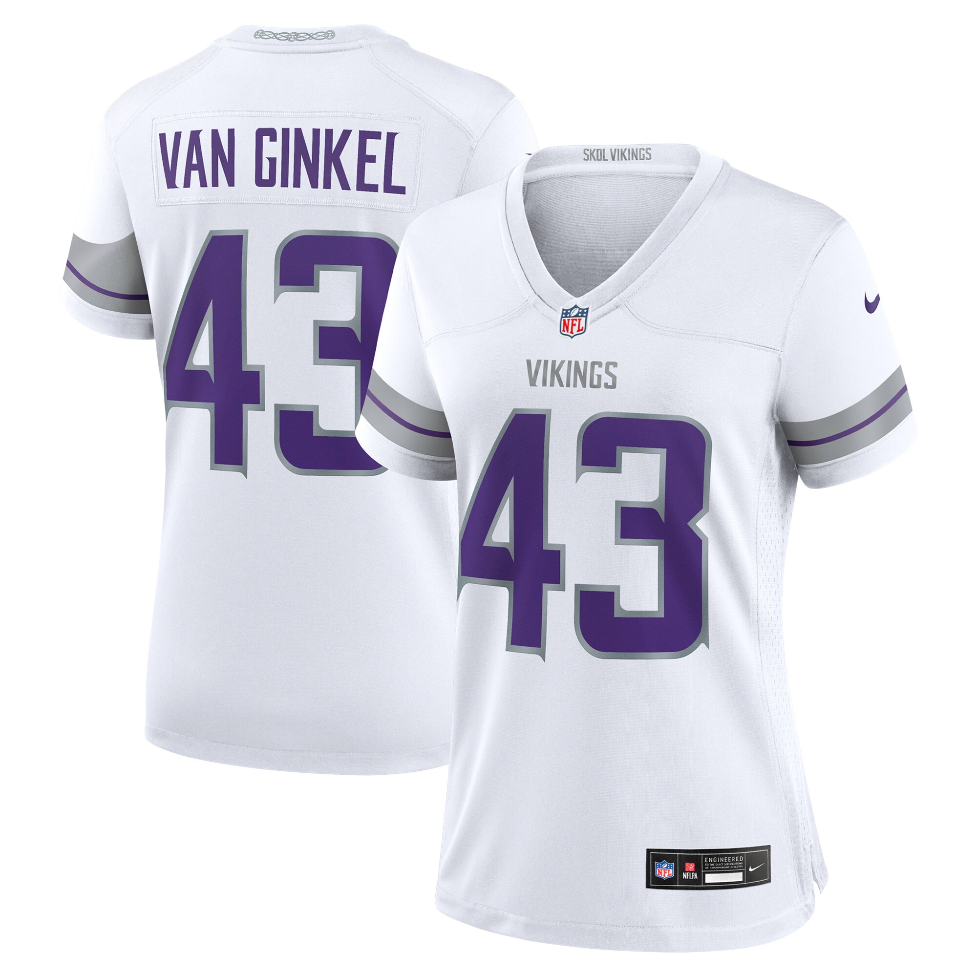 Andrew Van Ginkel Minnesota Vikings Alternate Game Jersey - Women's