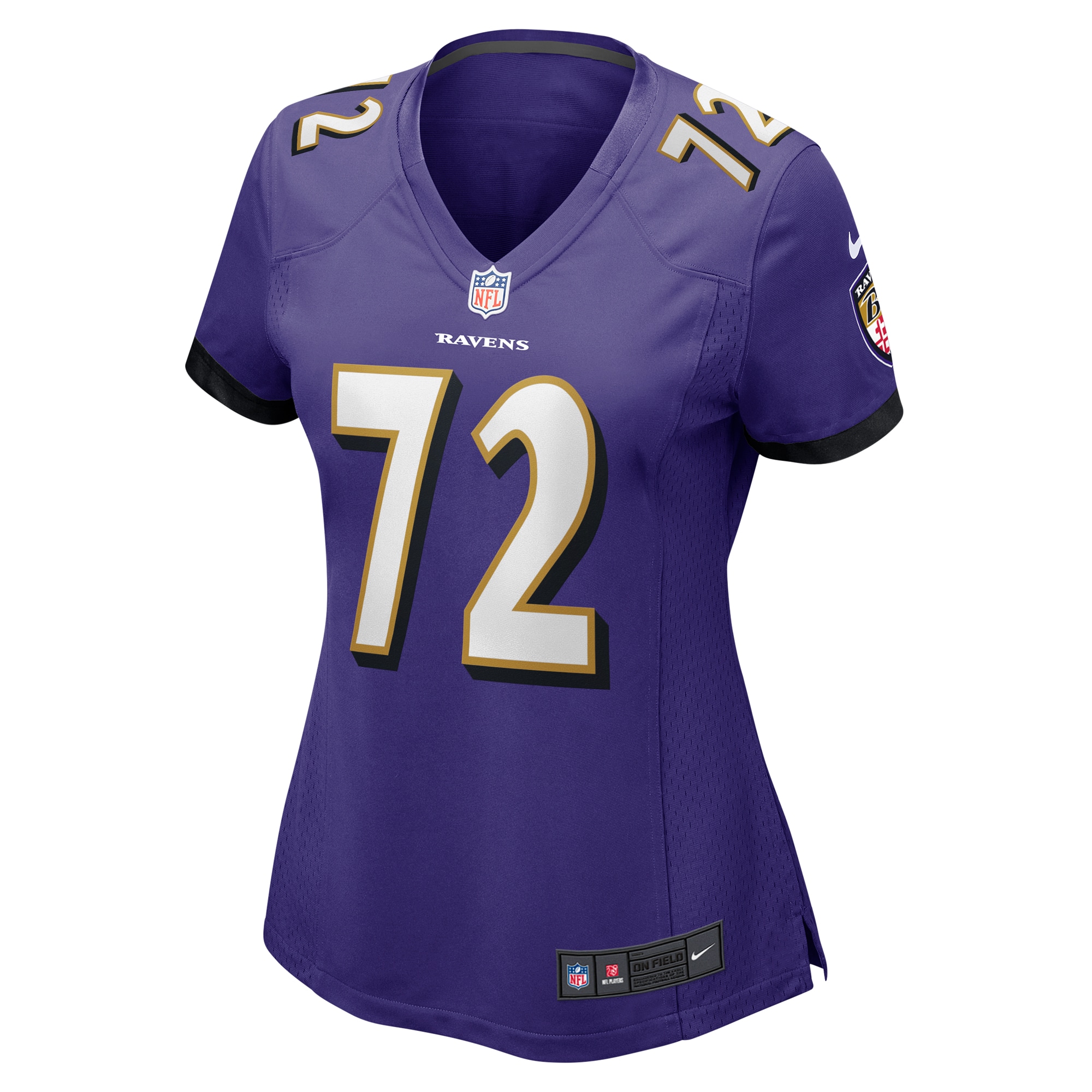 Alternative view of Andrew Vorhees Baltimore Ravens Game Jersey - Women's