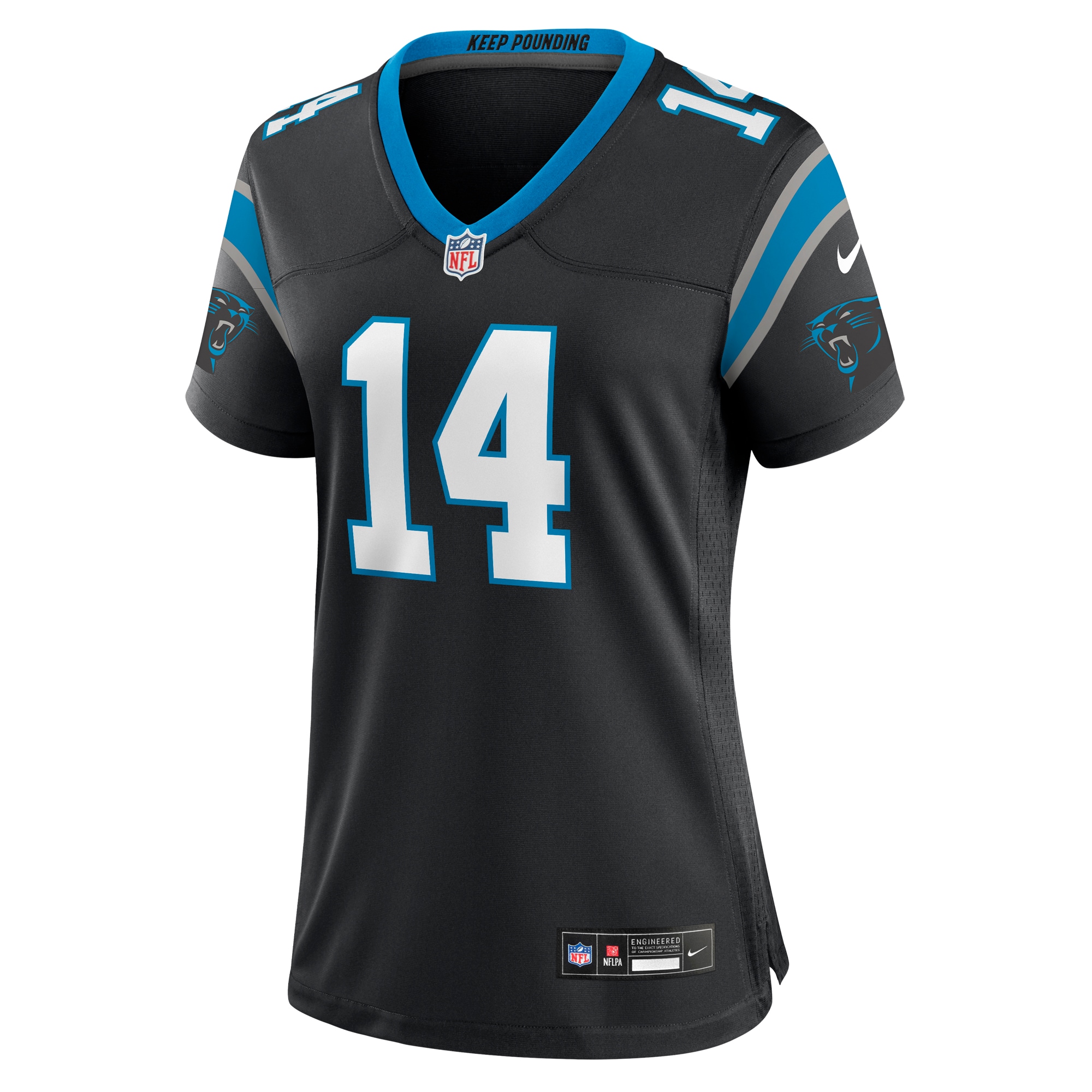 Alternative view of Andy Dalton Carolina Panthers Game Jersey - Women's
