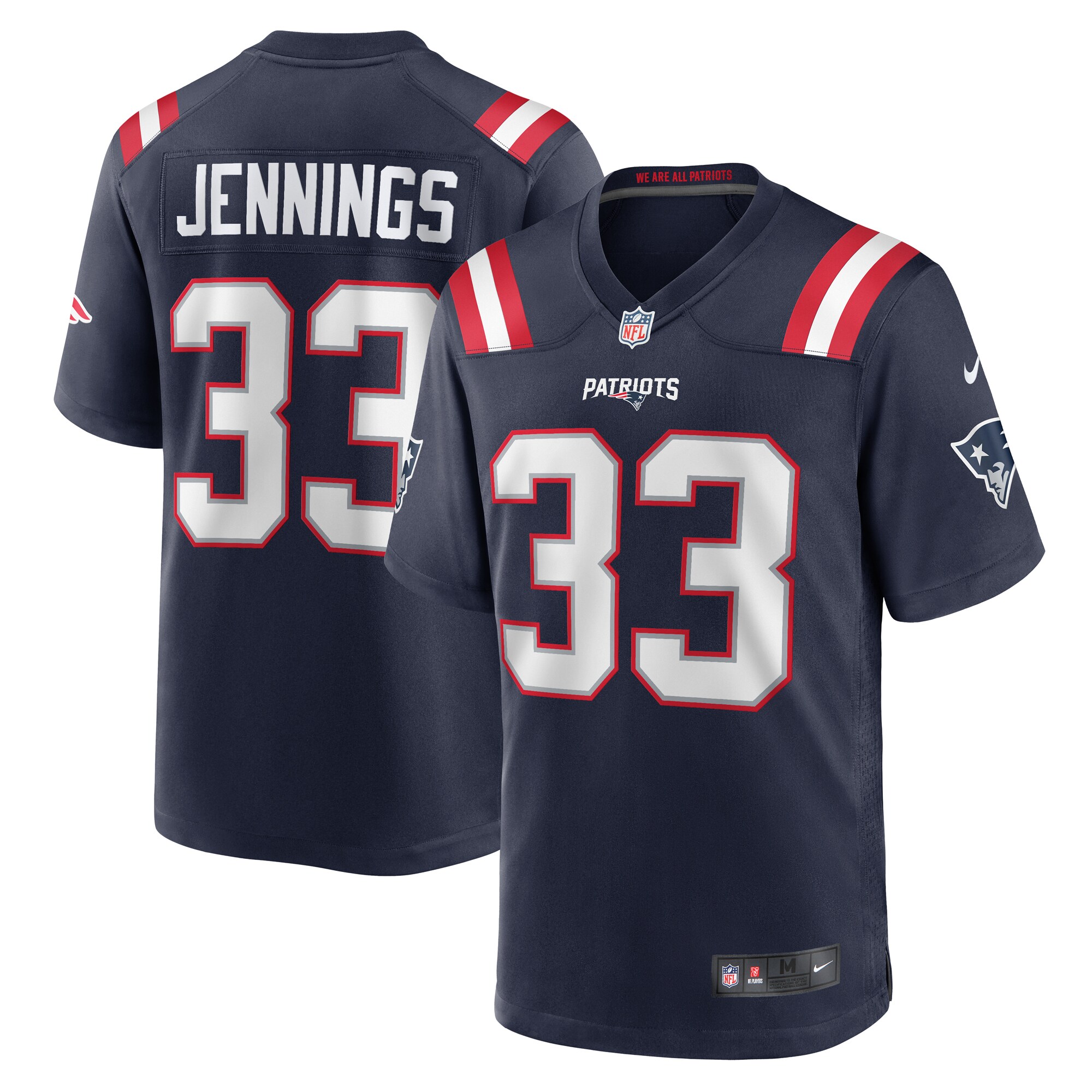 Anfernee Jennings New England Patriots Game Jersey - Men's